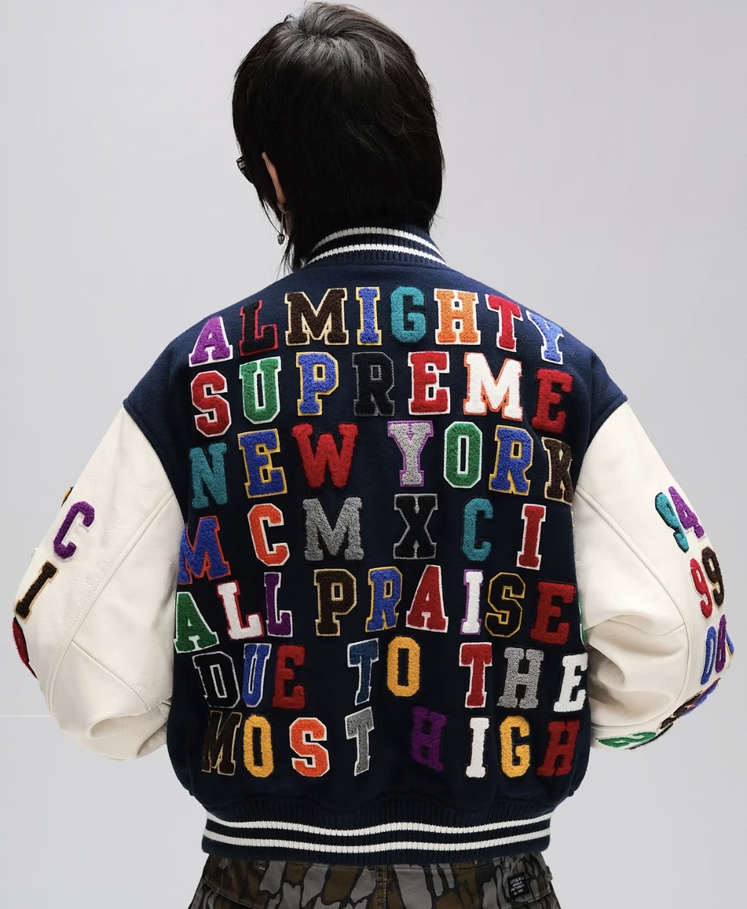 Supreme Week3 Praises Varsity Jacket