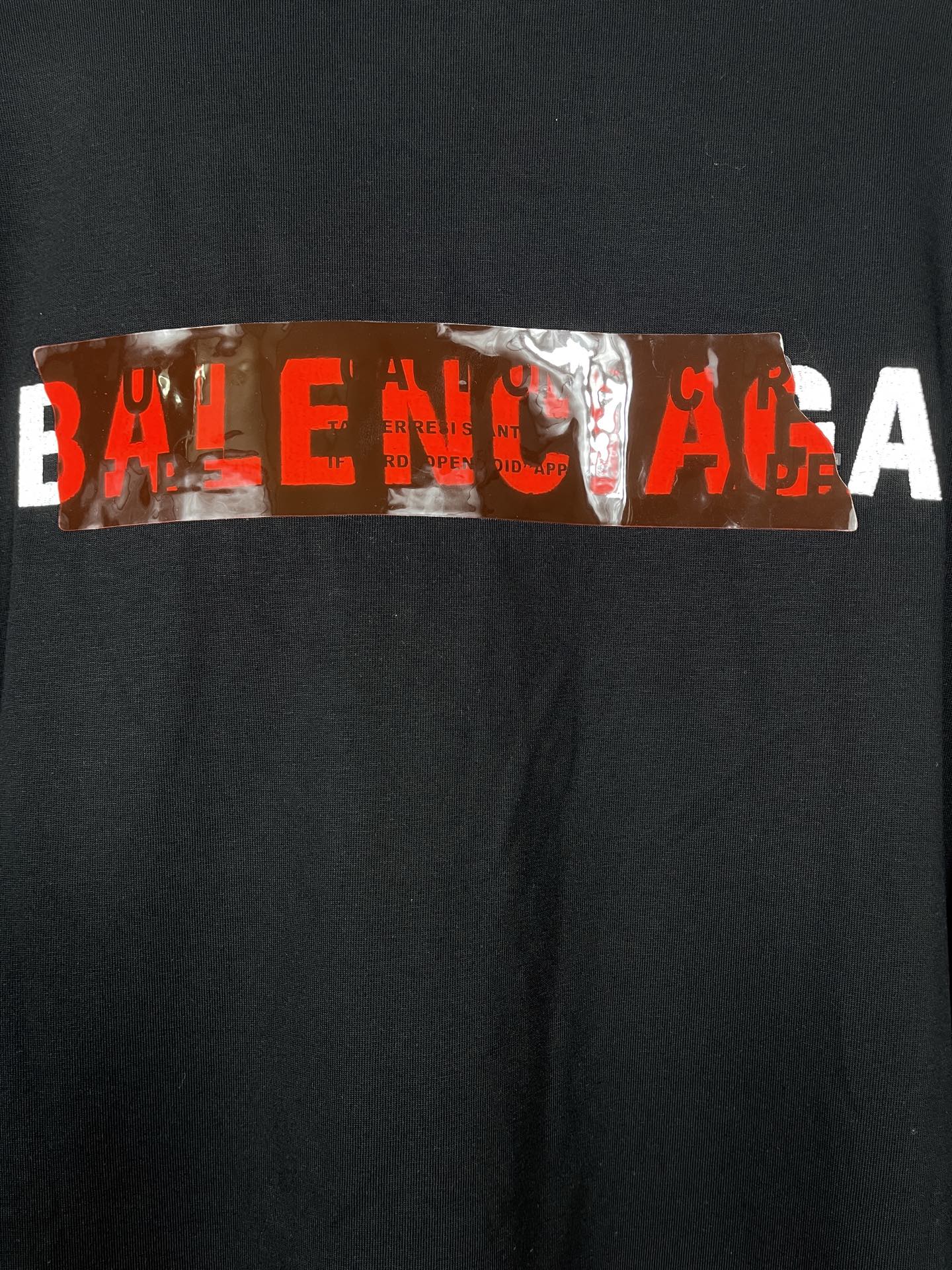 Balanciag@ Tape Logo long-sleeve shirt. 2025