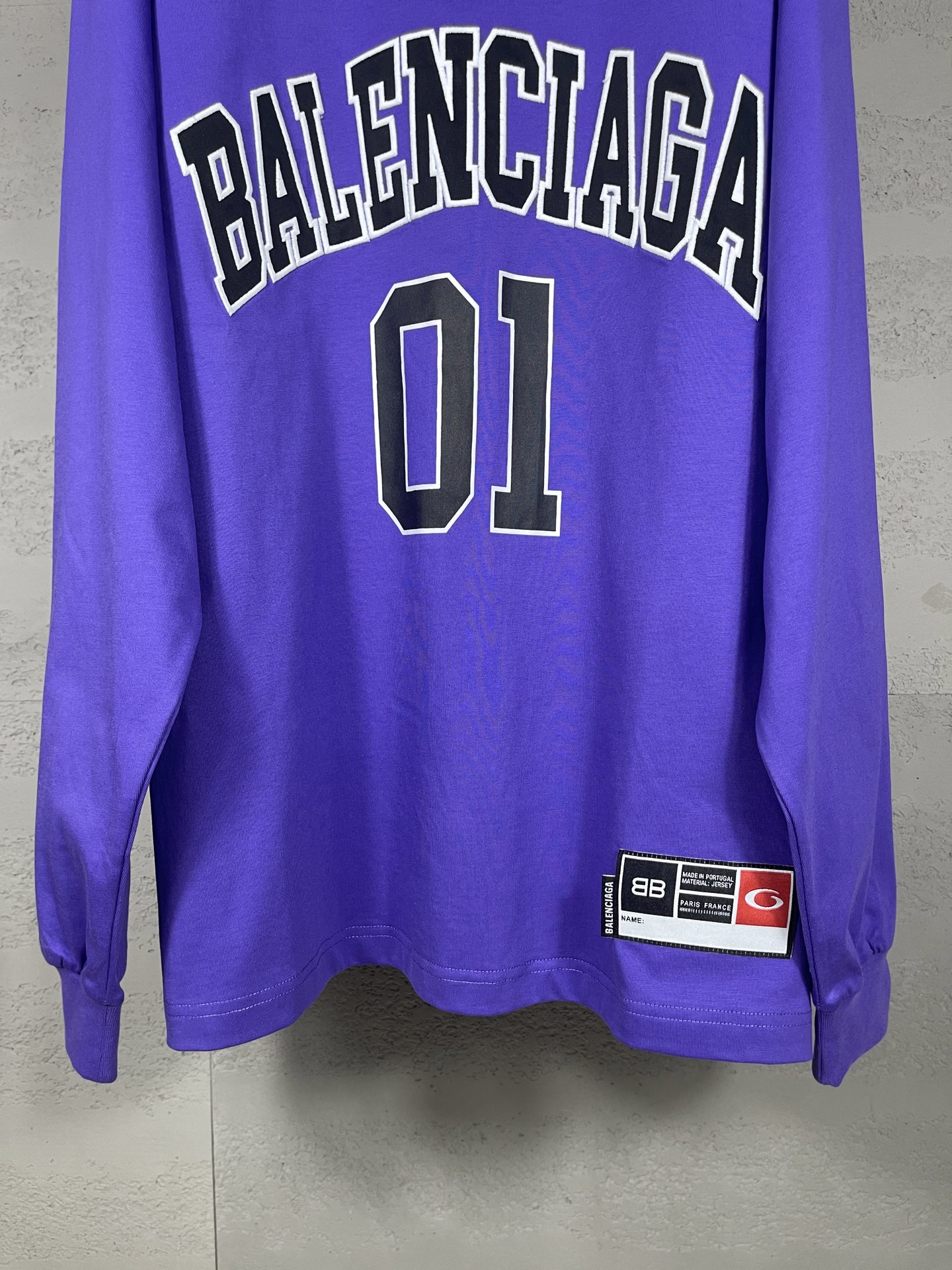 Balanciag@ Jersey Long Sleeves Tee 2025