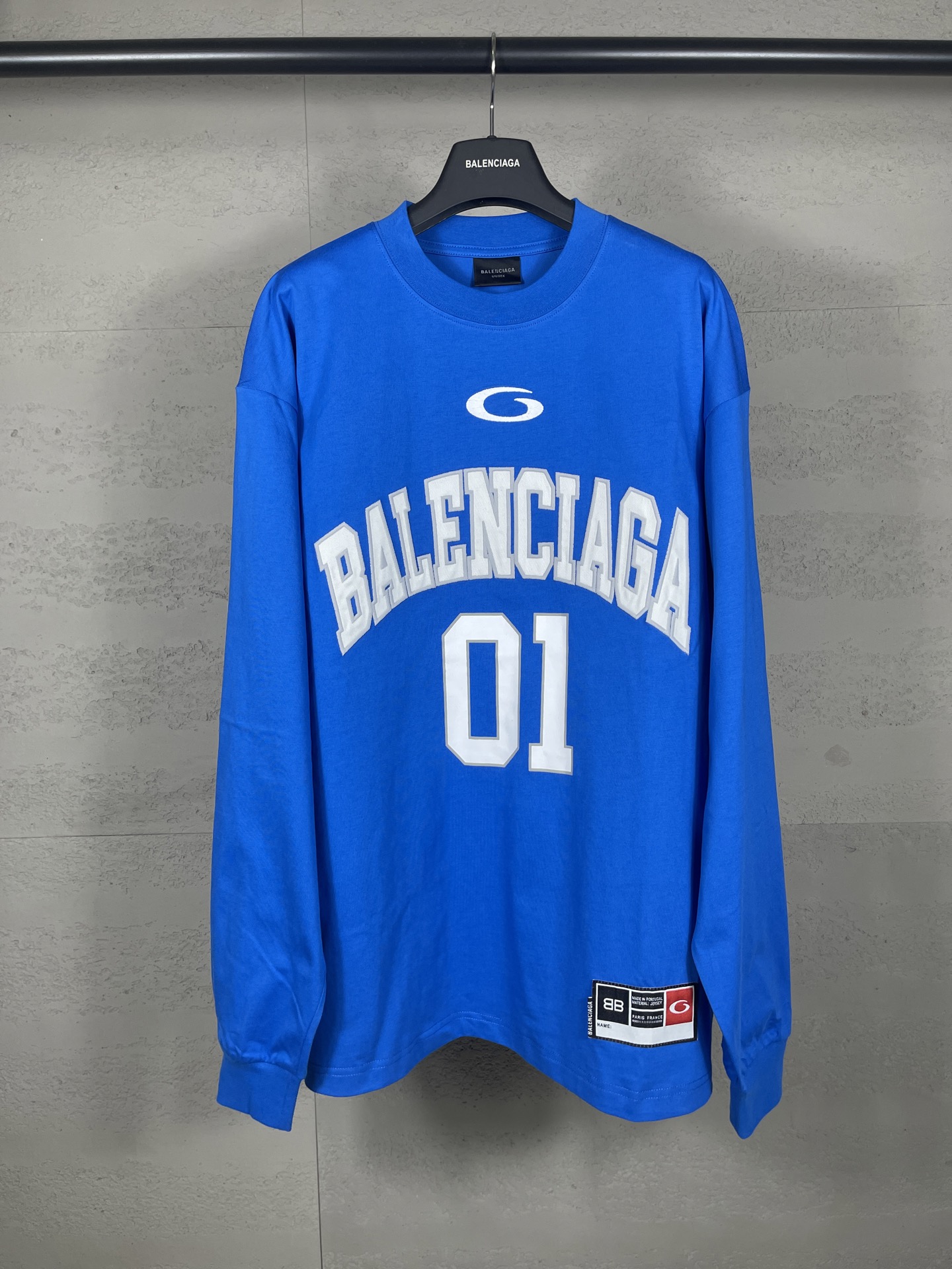Balanciag@ Jersey Long Sleeves Tee 2025