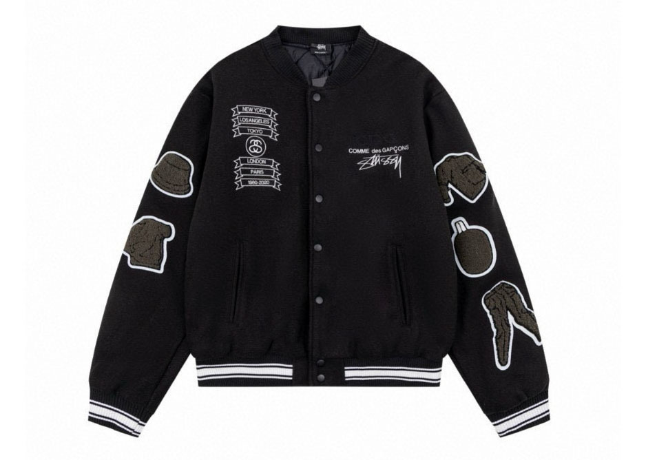 Stussy x CDG 40th Anniversary Limited Jacket