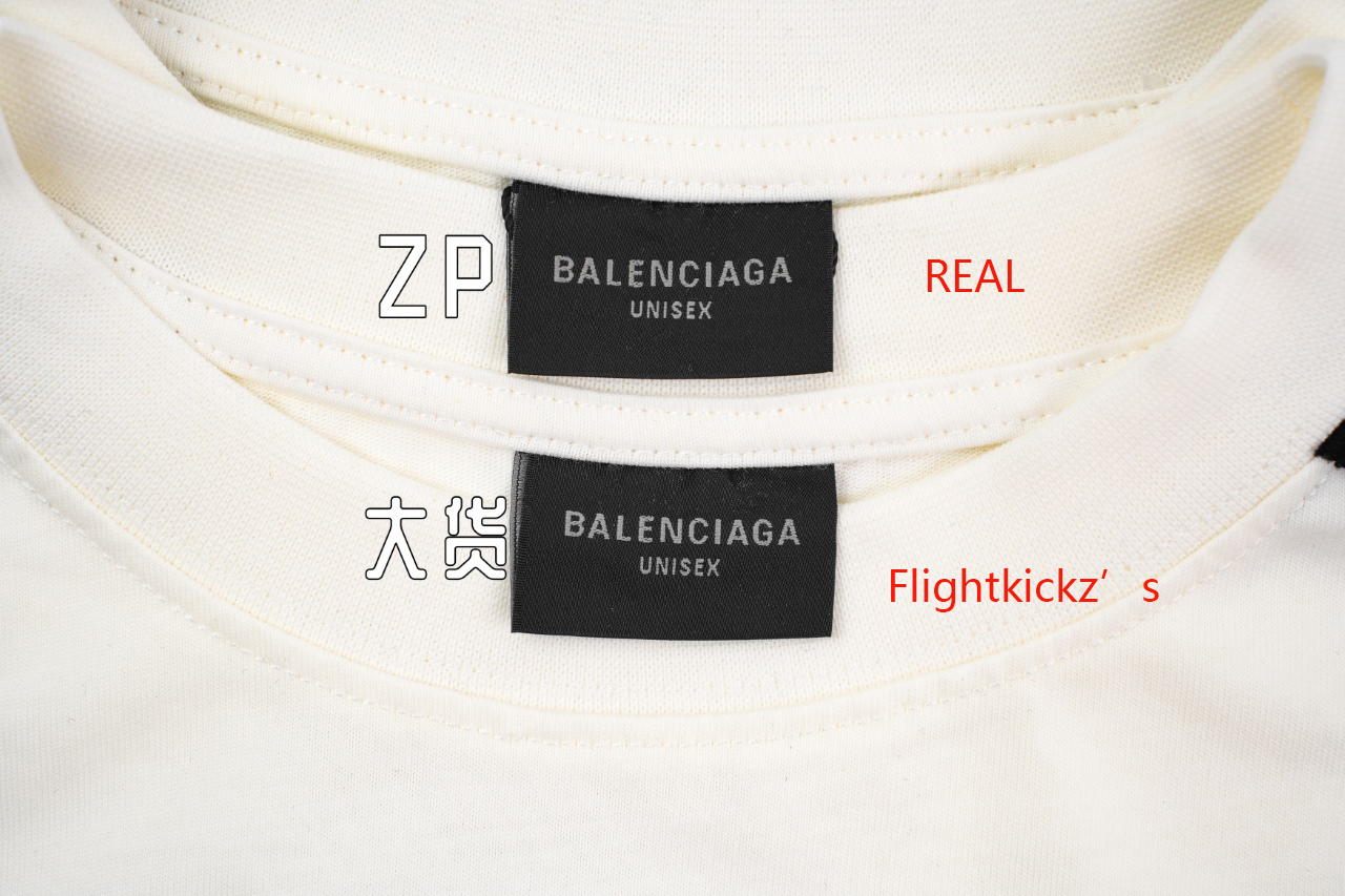 Balanciag@ Unity Sports Icon T-Shirt Oversized in faded black and white Tee