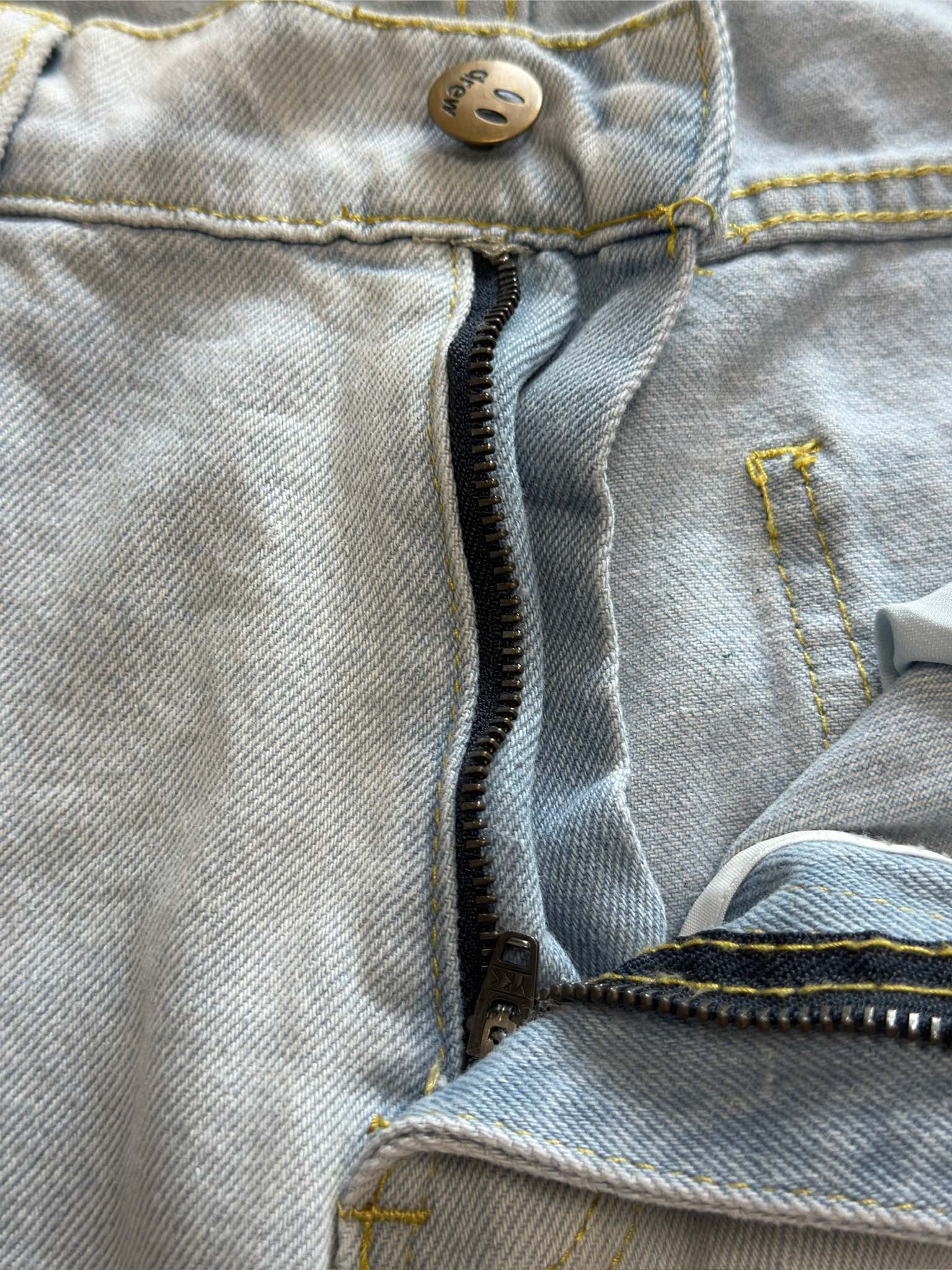 Drew House  Teddy Bear Smiling Face Jeans