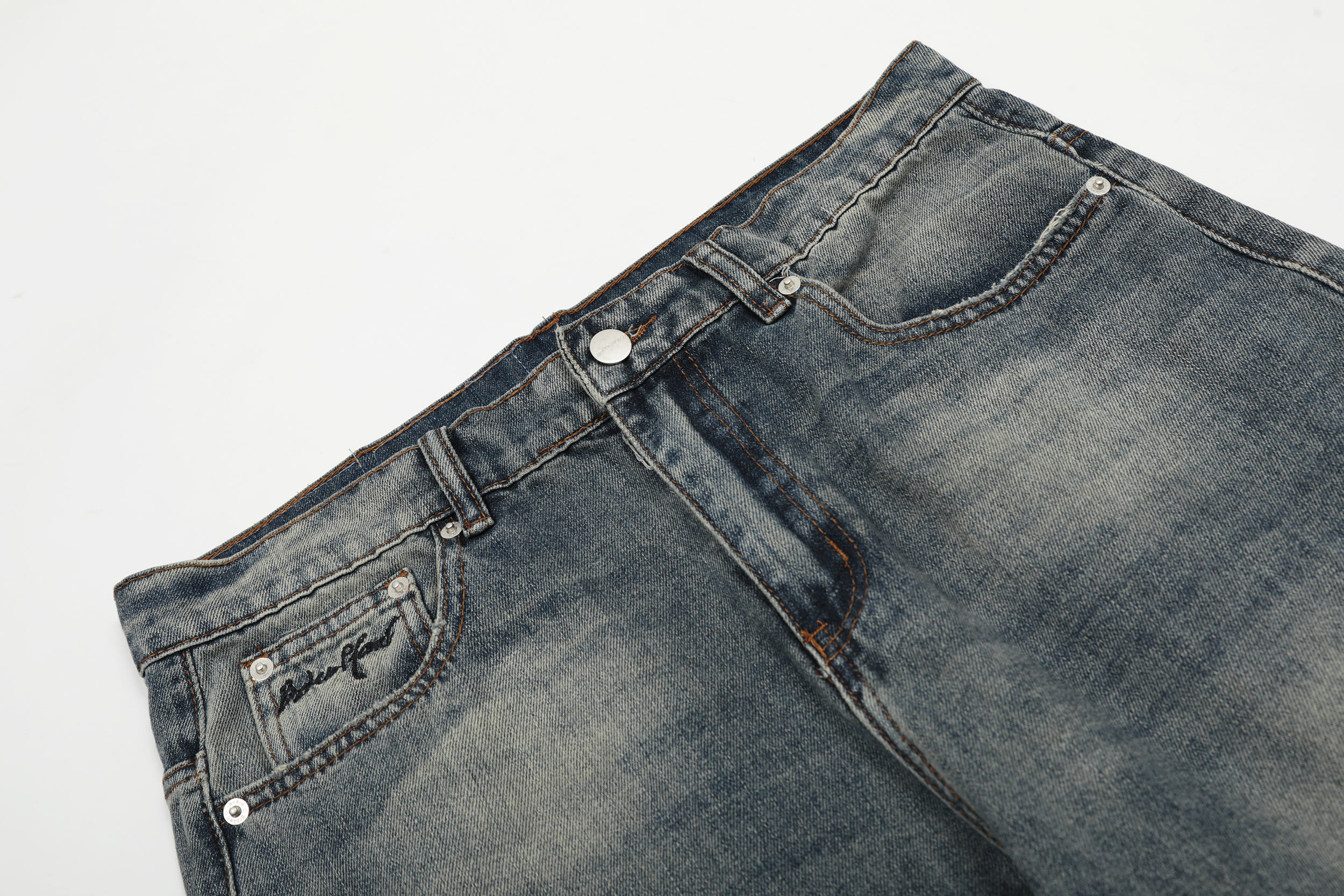 Broken Planet Washed Grey Denim Jeans