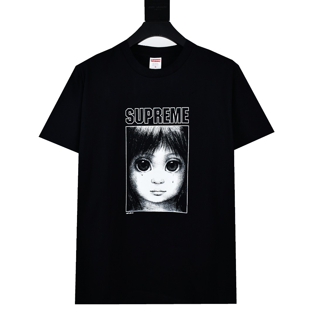 Suprem3 Margaret Keane Teardrop Tee 'White'