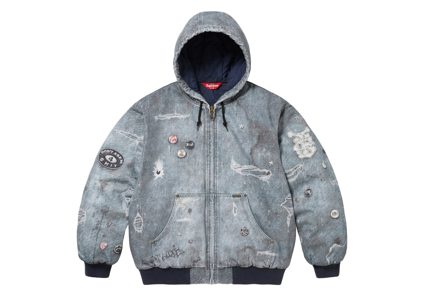 Suprem3 HJR TROMPE L'OEIL HOODED WORK JACKET