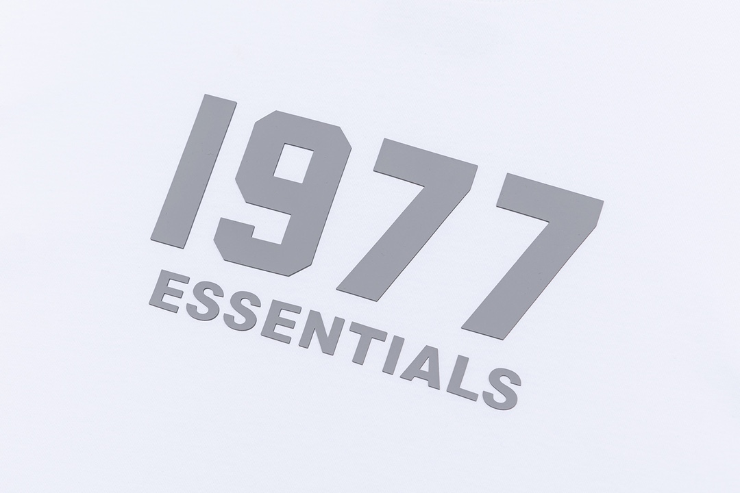 Fear of god  1977 flocking print long-sleeved Tee