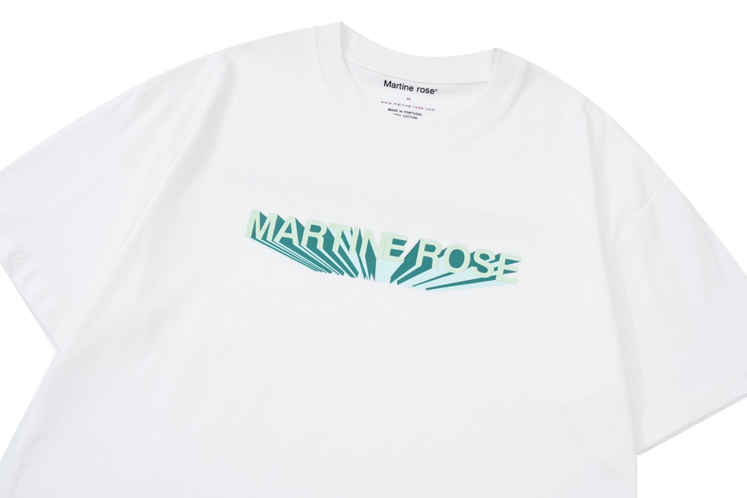 M@RTINE ROSE slogan LOGO letter printed short-sleeved T-shirt