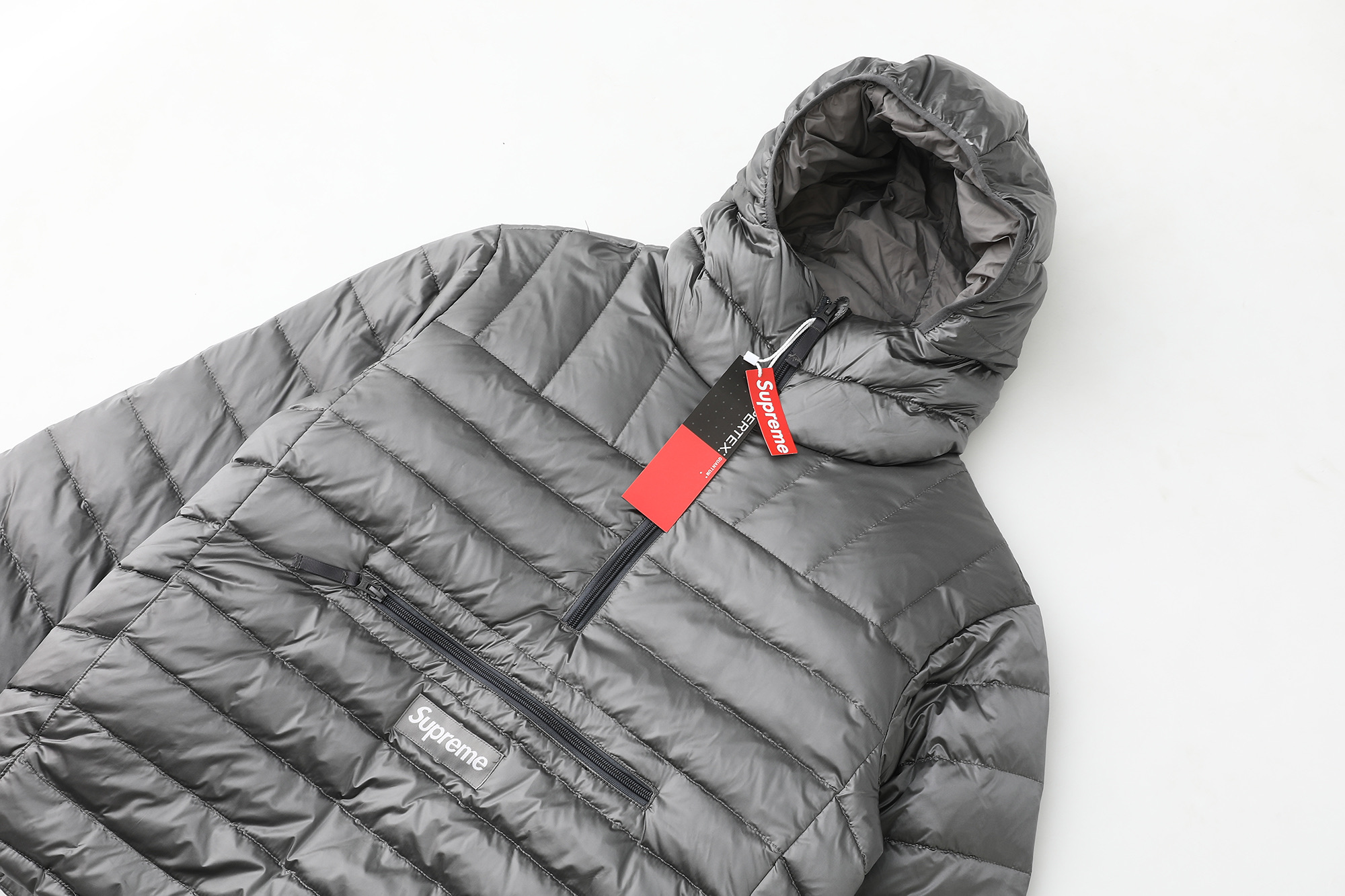 Supreme FW25 WEEK6 Micro Down Half Zip Hooded Pullover