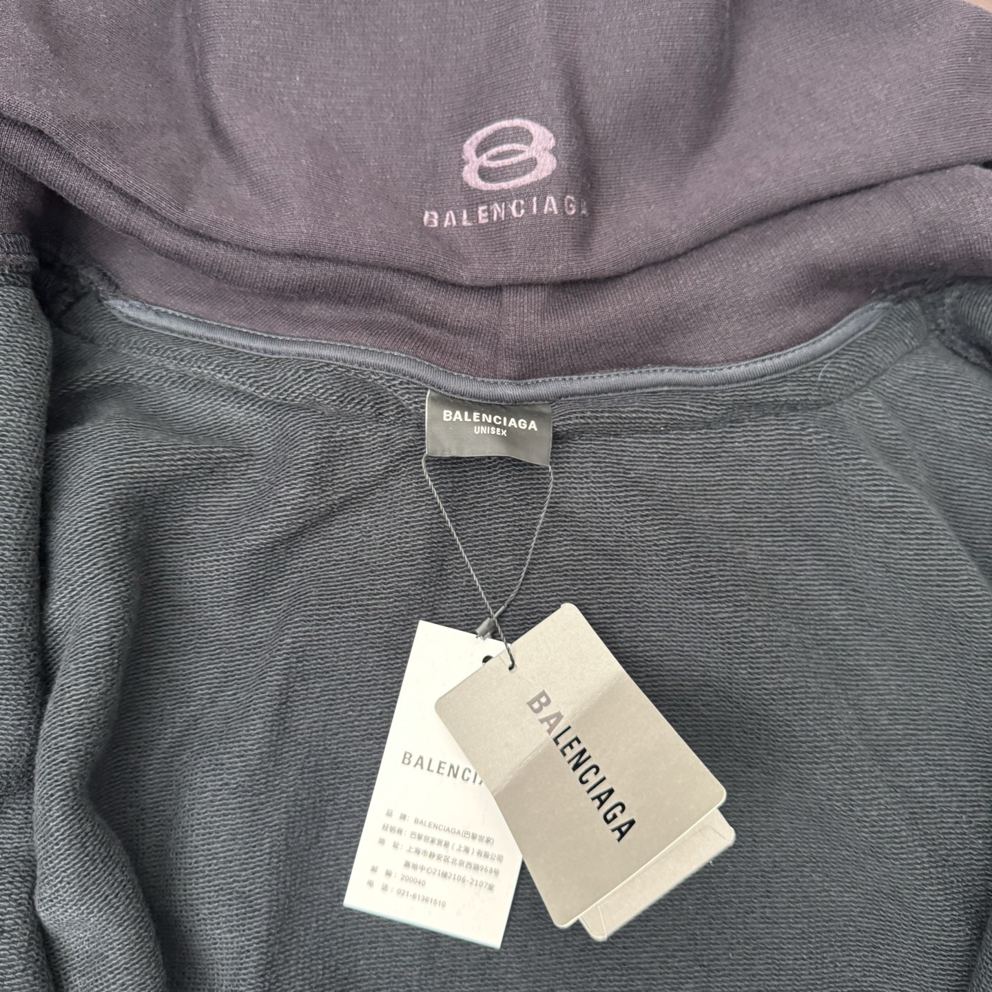 Balenciag@ Men's Zip Up Cardigan