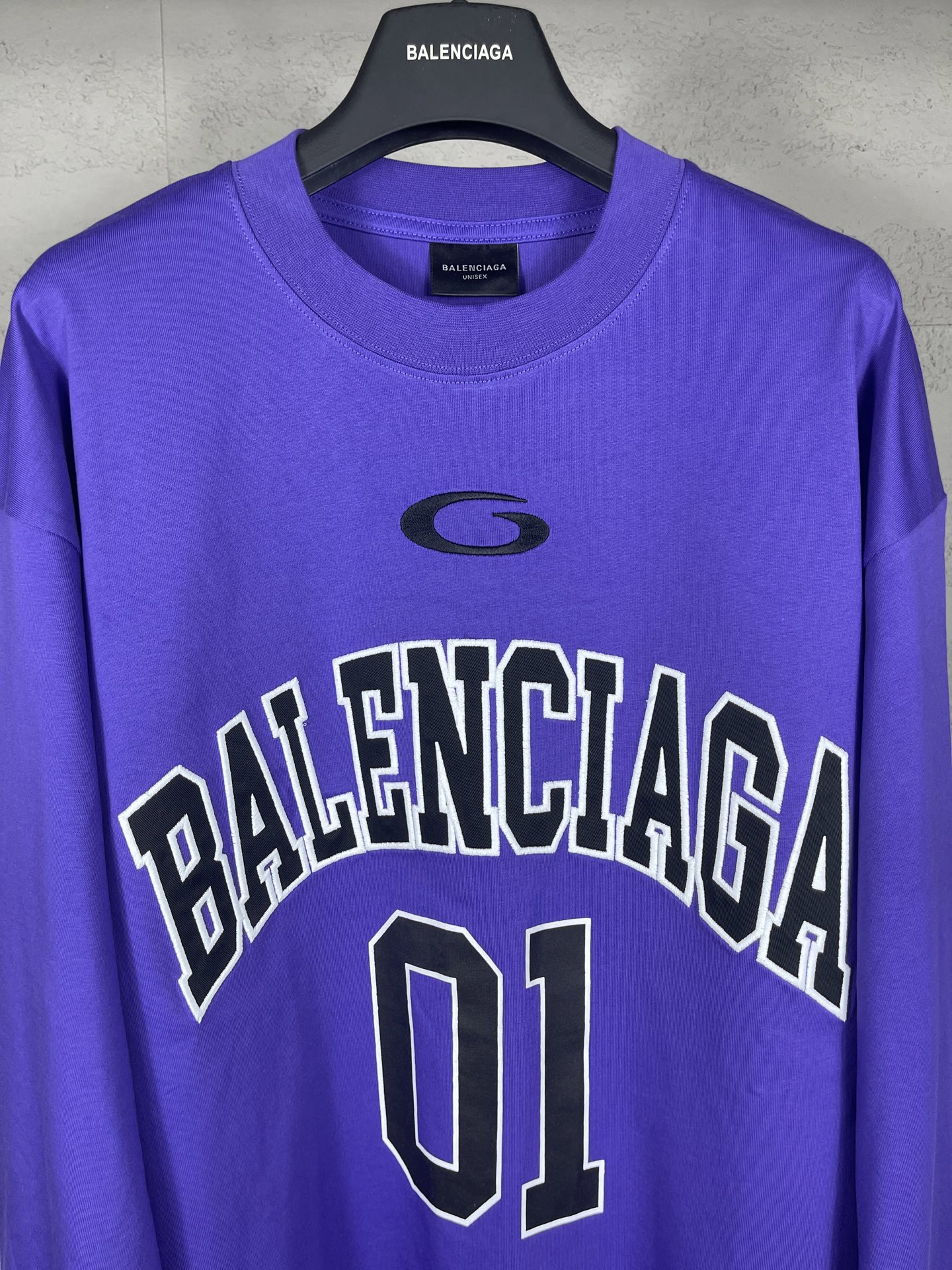 Balanciag@ Jersey Long Sleeves Tee 2025