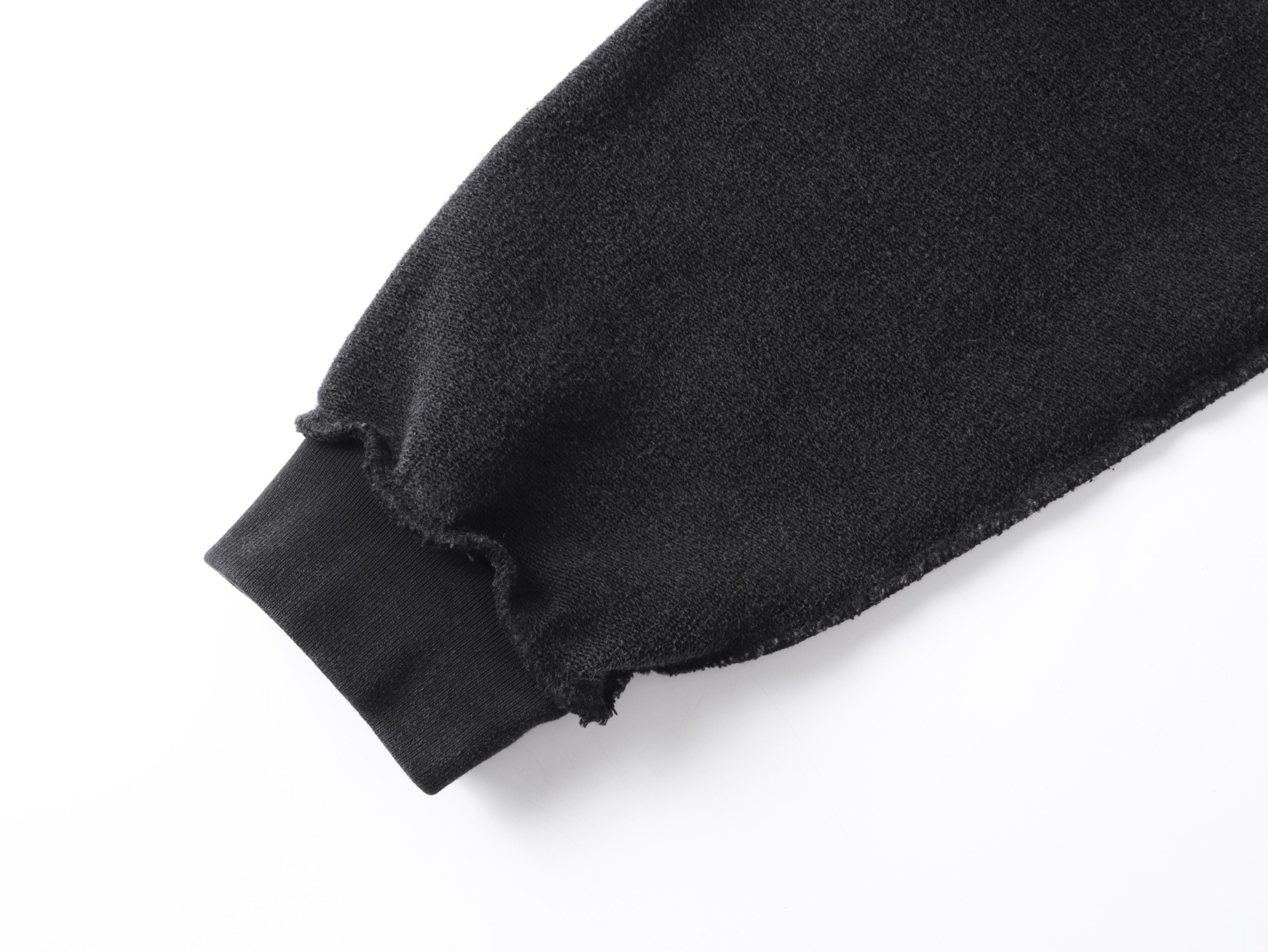 Balanciag@ Reverse Embroidered Washed Crewneck Hoodie FW26