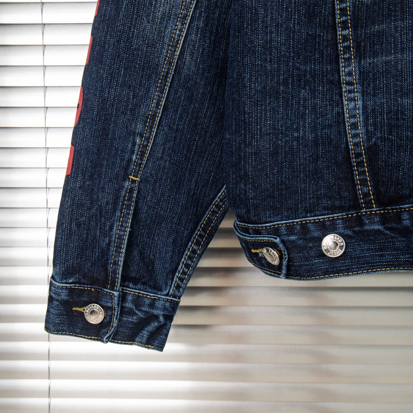 Balancig* Heart Denim Jacket