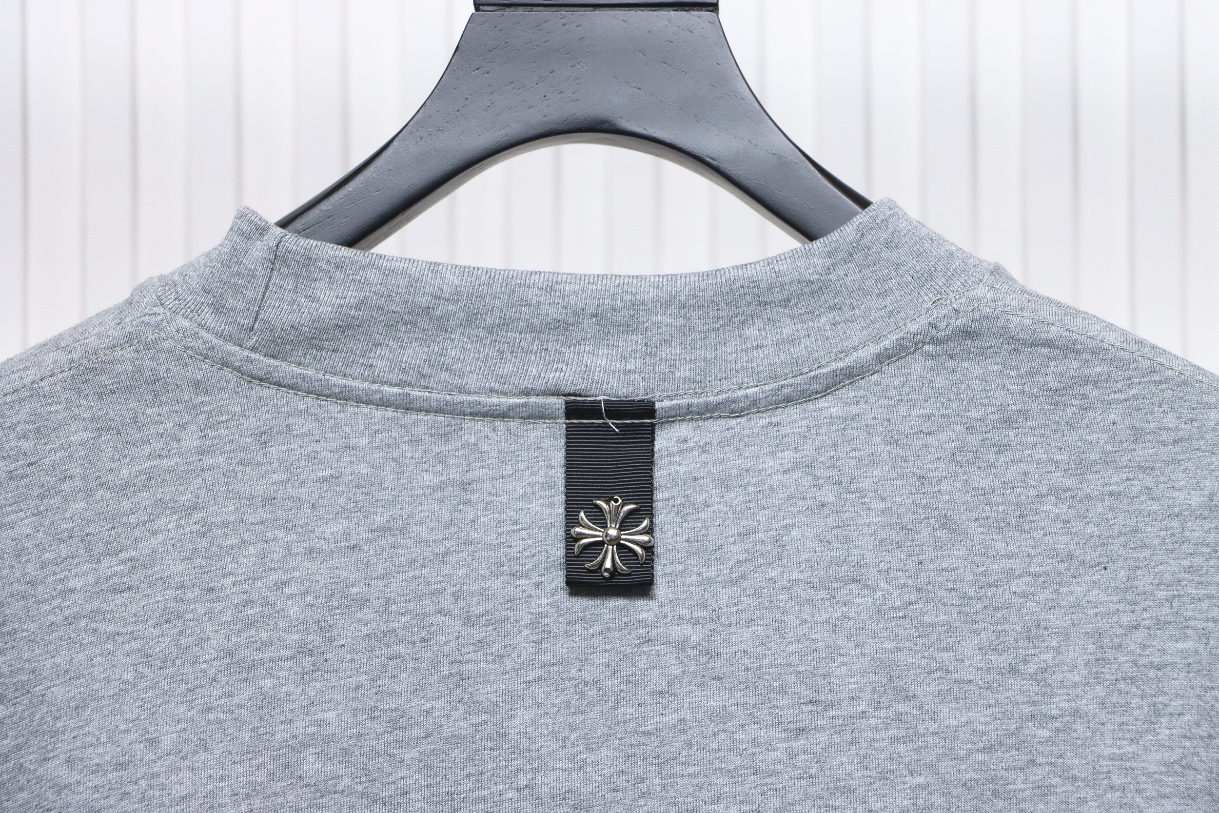 Chrome Heart Cross pendant Long Sleeve T-Shirt