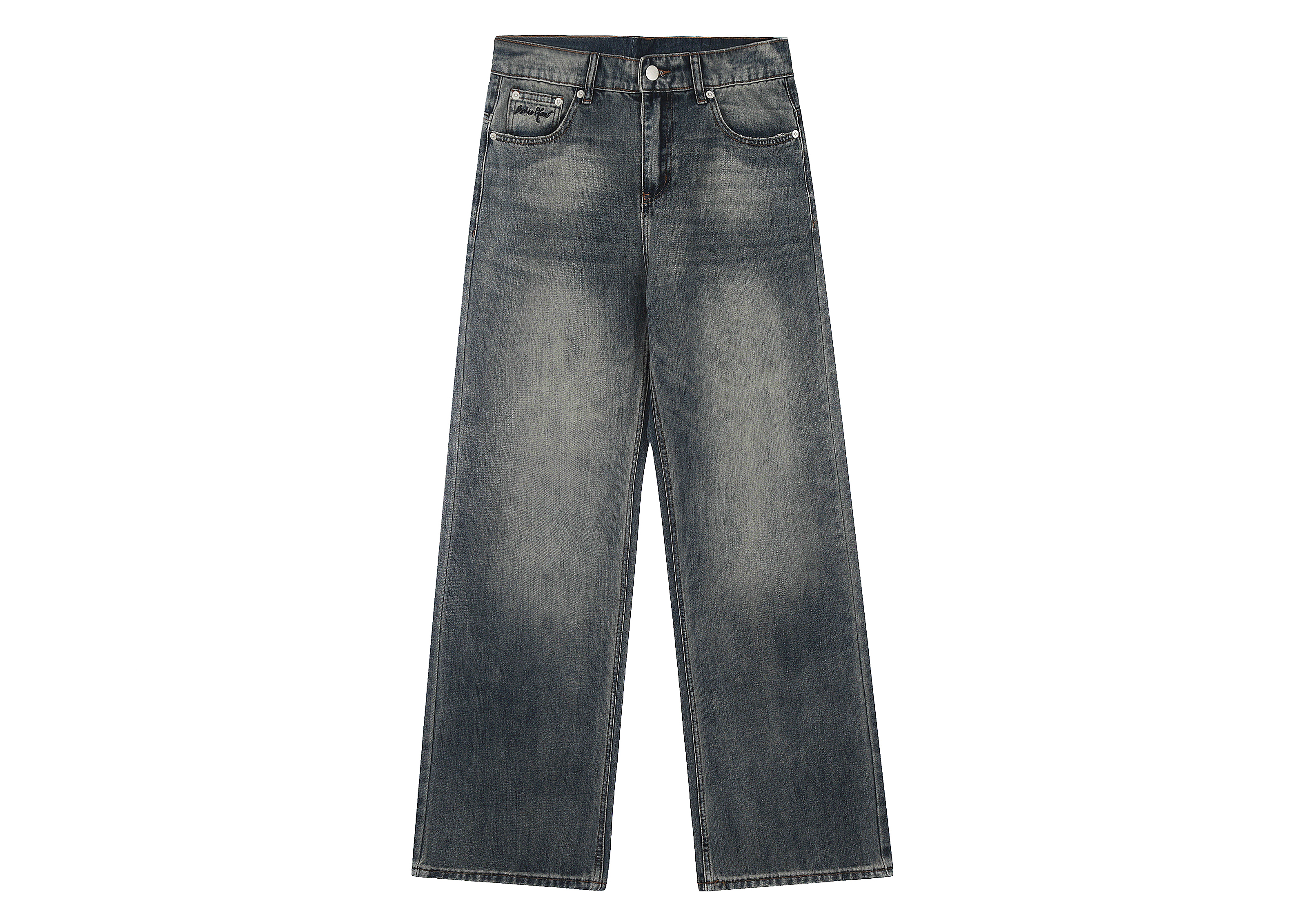 Broken Planet Washed Grey Denim Jeans