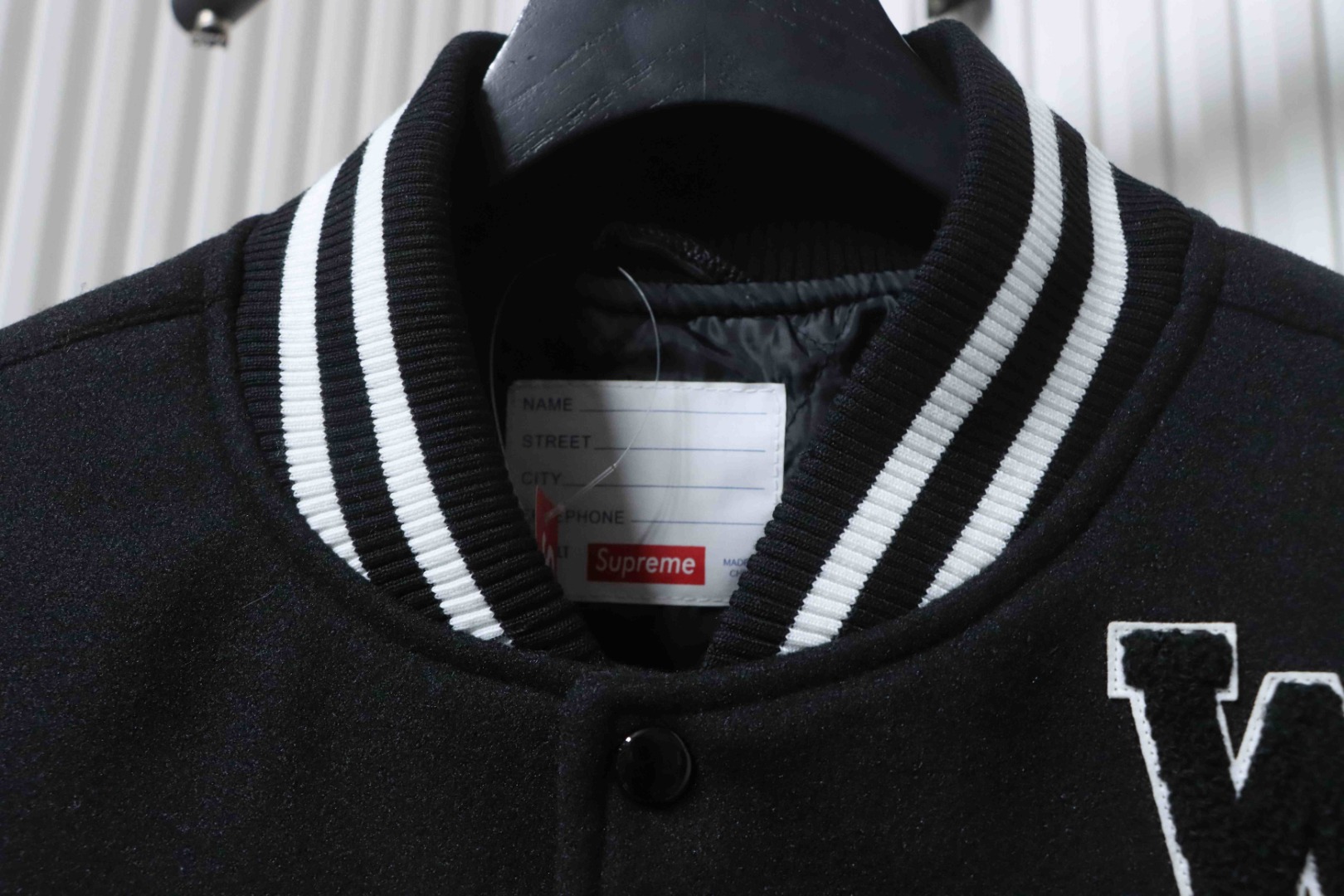 Supreme Praises Varsity Black Jacket