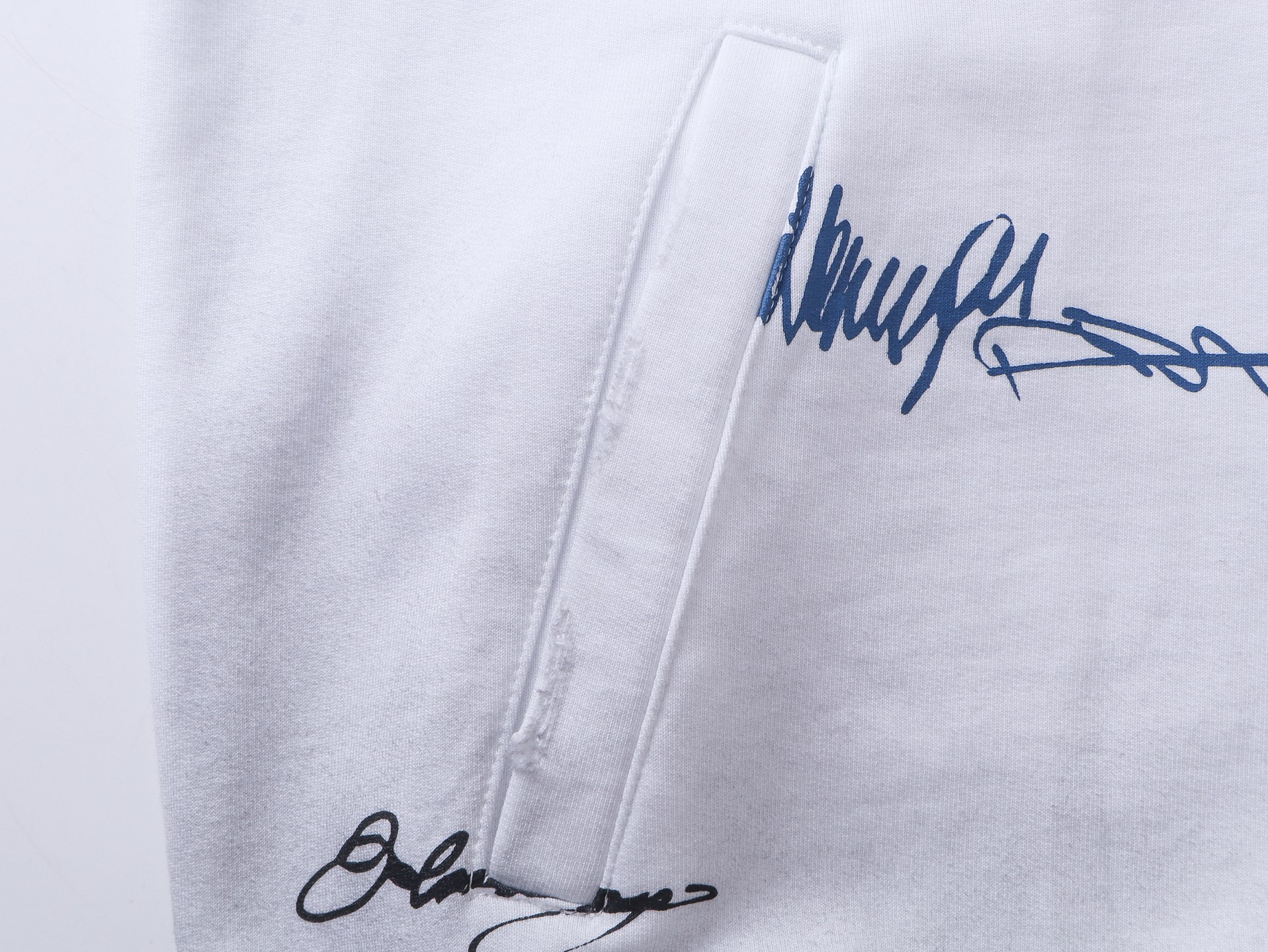 Balanciag@ Signature Print Hand-Painted Graffiti Cardigan Hoodie FW26