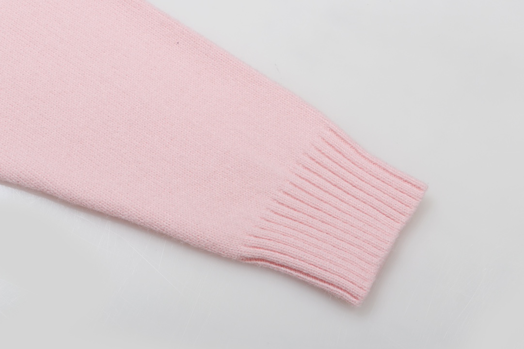 Supreme Embroidered Letter Logo Crewneck Wool Knit Sweater