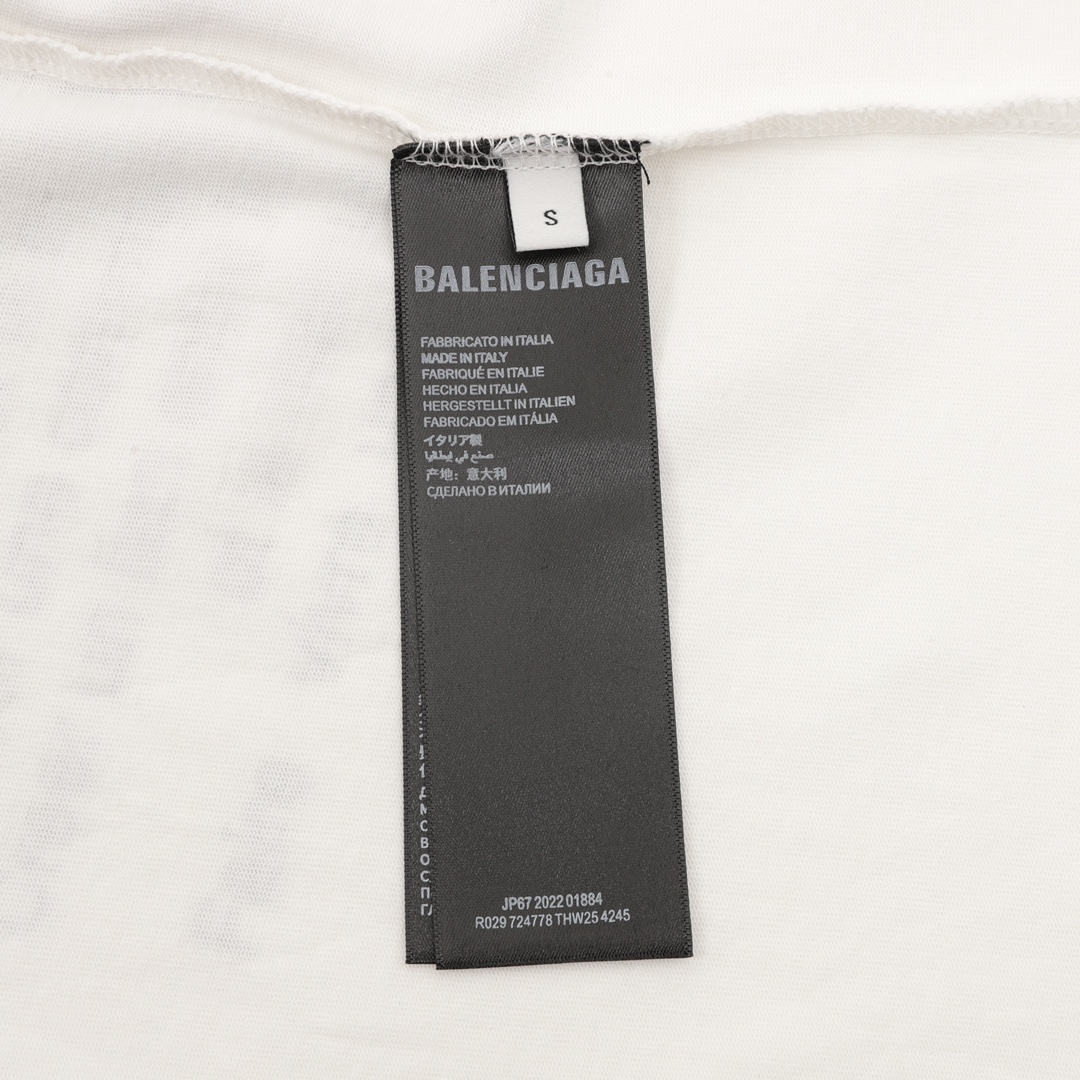 Balancig* Chest letter print T-shirt