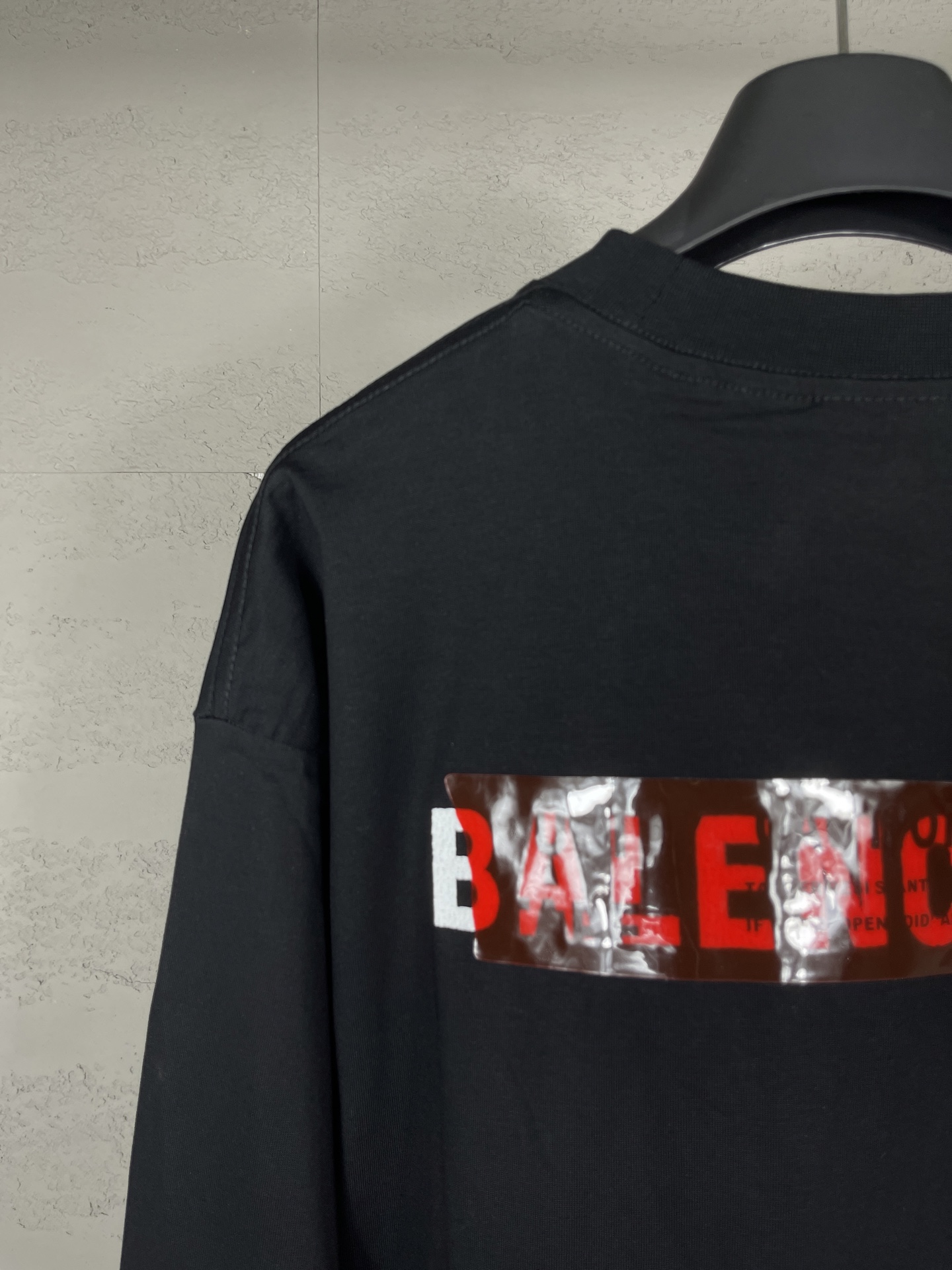 Balanciag@ Tape Logo long-sleeve shirt. 2025