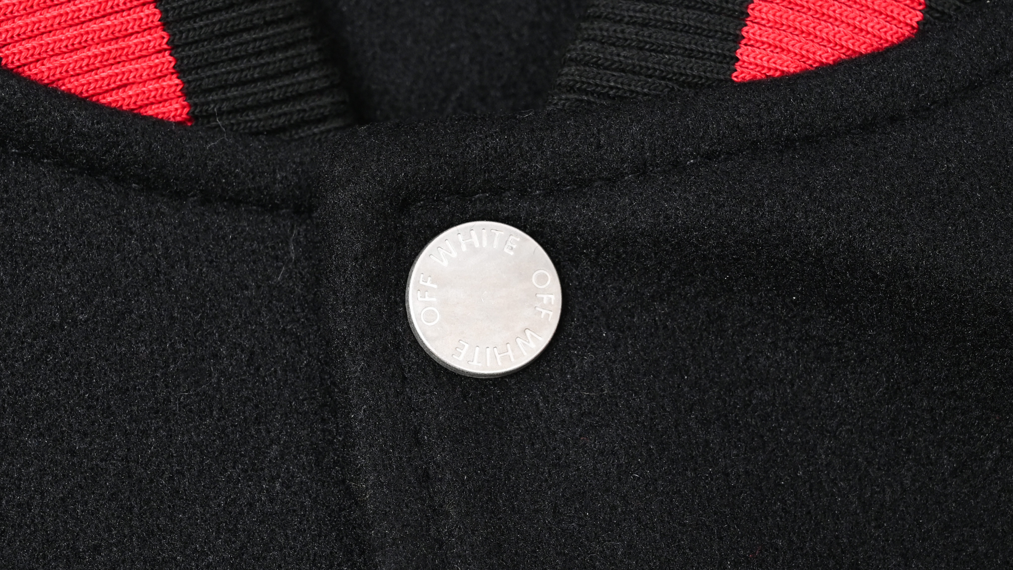 QEWBG Embroidered Devil Pattern Baseball Jacket