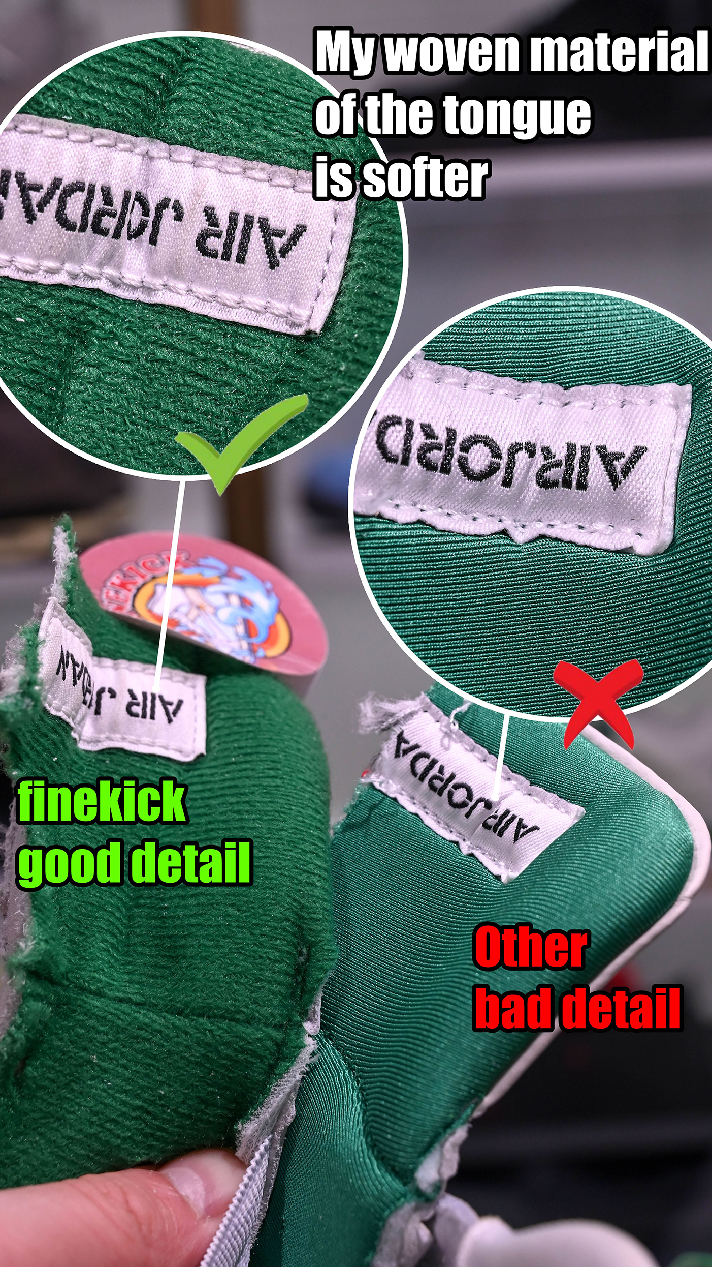 Bad details=shoddy material