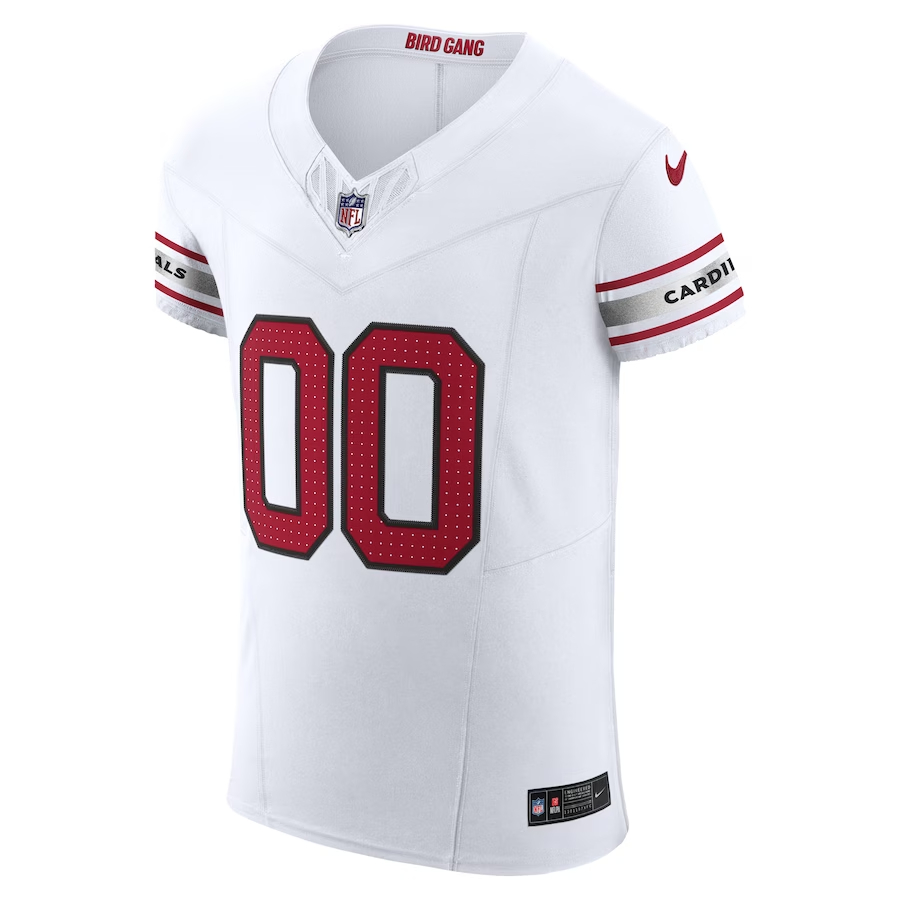 Nike Arizona Cardinals White Vapor F.U.S.E. Elite Custom Jersey