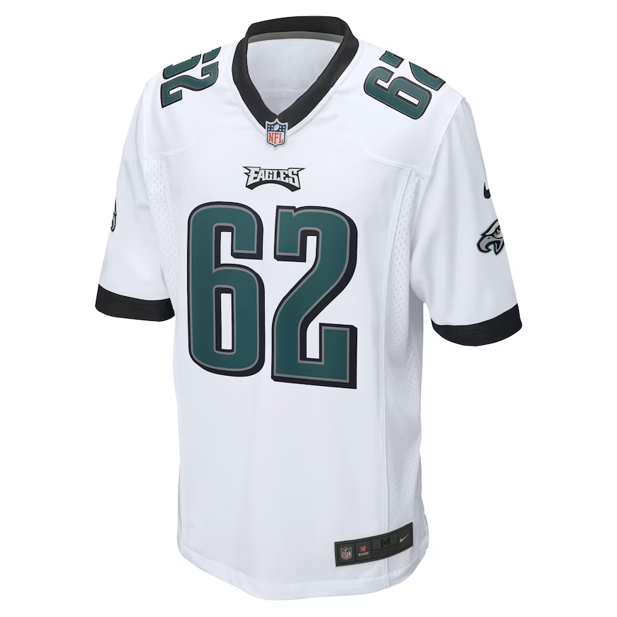 Nike Jason Kelce Philadelphia Eagles White Game Jersey
