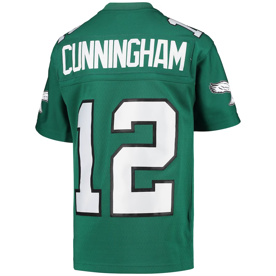 Mitchell & Ness Randall Cunningham Philadelphia Eagles Youth Kelly Green 1990 Retired Player Legacy Jersey