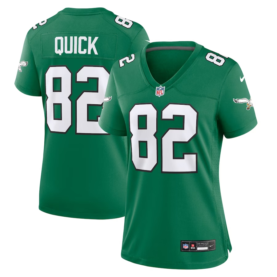 Nike Mike Quick Philadelphia Eagles Women's Kelly Green Alternate Game Jersey