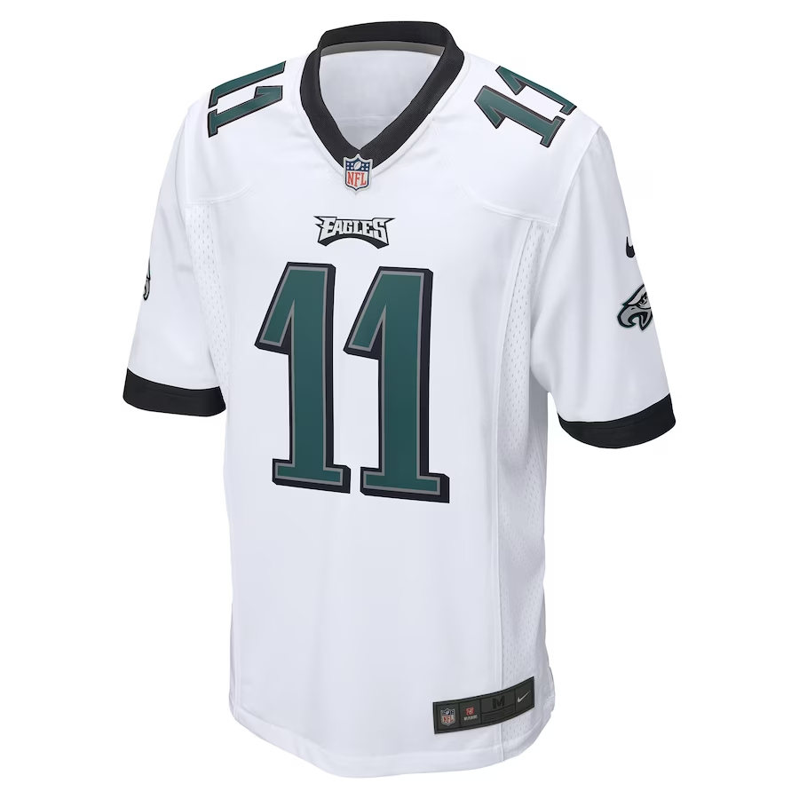 Nike A.J. Brown Philadelphia Eagles White Game Jersey