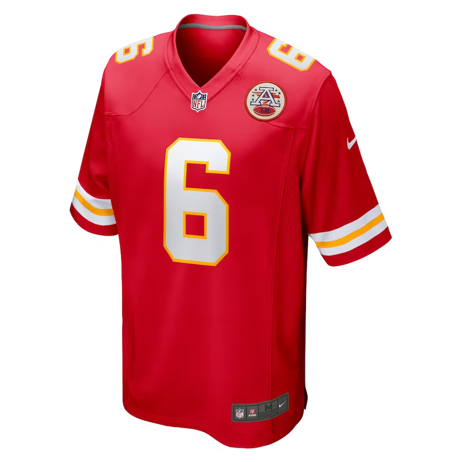 Nike Bryan Cook Kansas City Chiefs Red Game Player Jersey