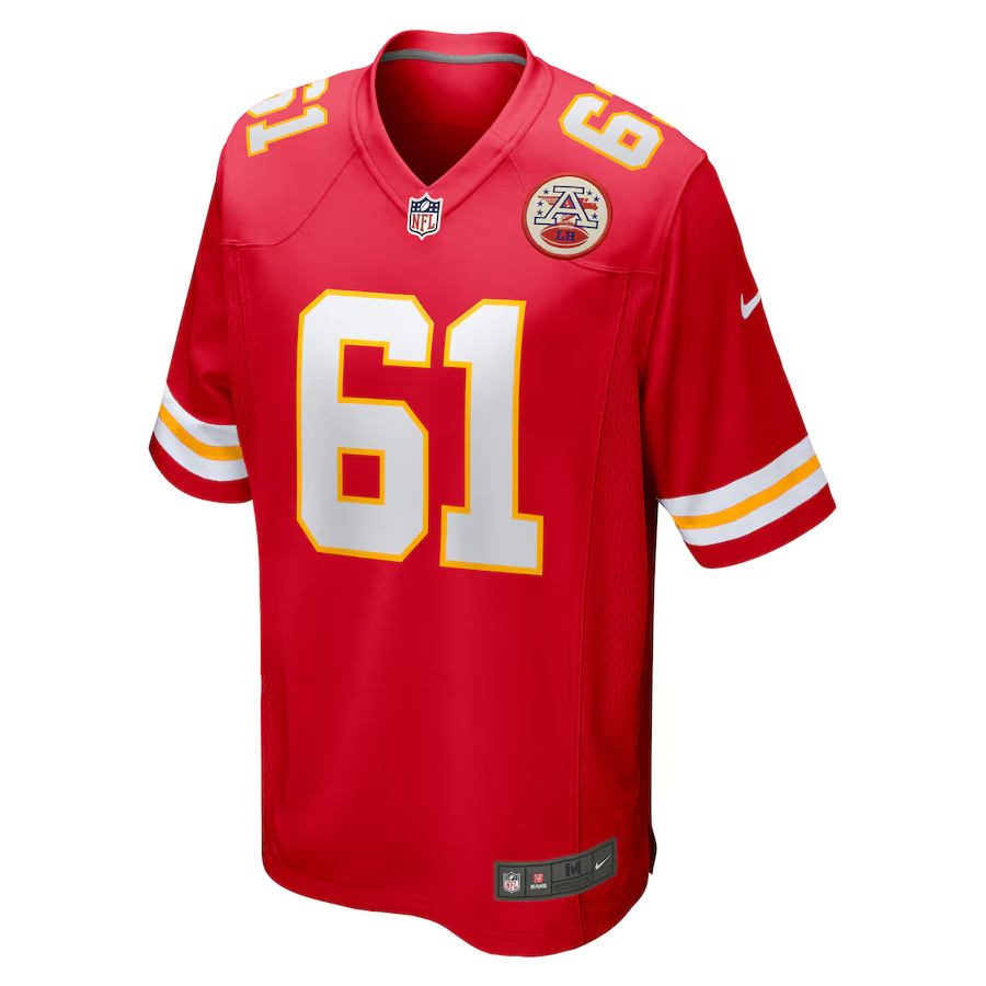 Nike Austin Reiter Kansas City Chiefs Red Game Player Jersey