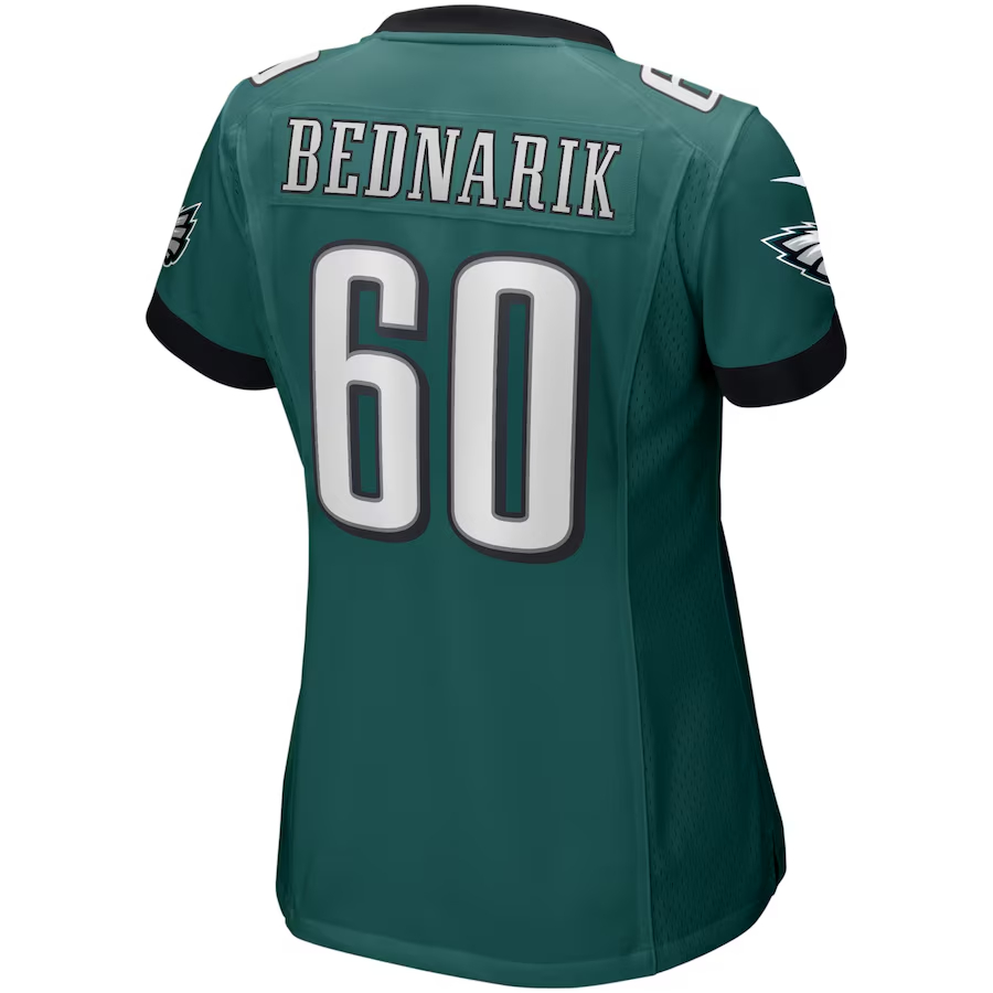 Nike Chuck Bednarik Philadelphia Eagles Women's Midnight Green Game Retired Player Jersey