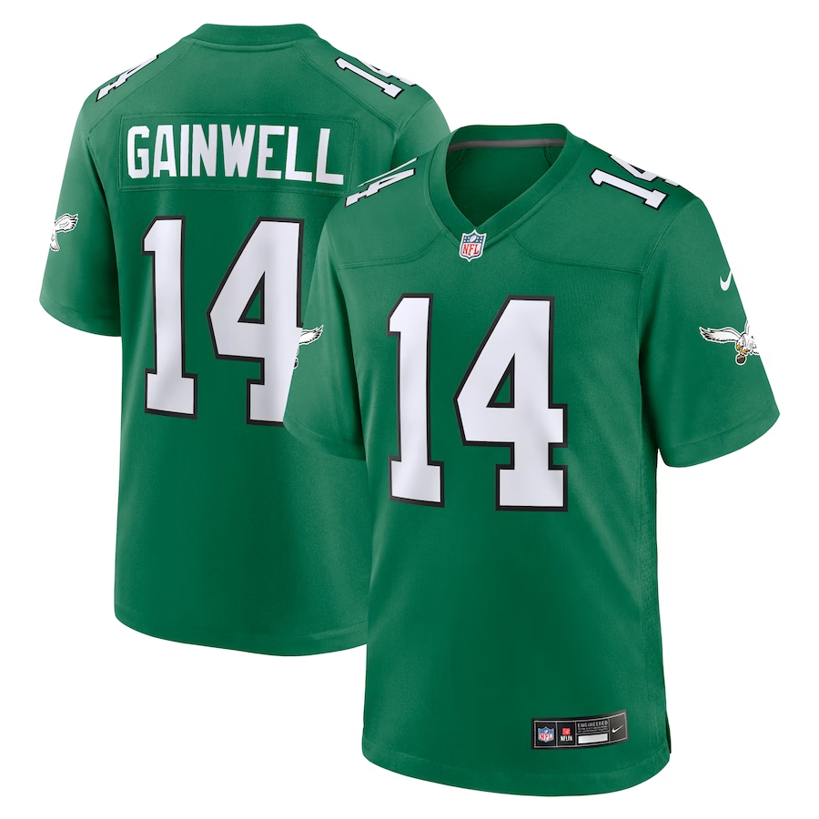 Nike Kenneth Gainwell Philadelphia Eagles Kelly Green Alternate Game Jersey