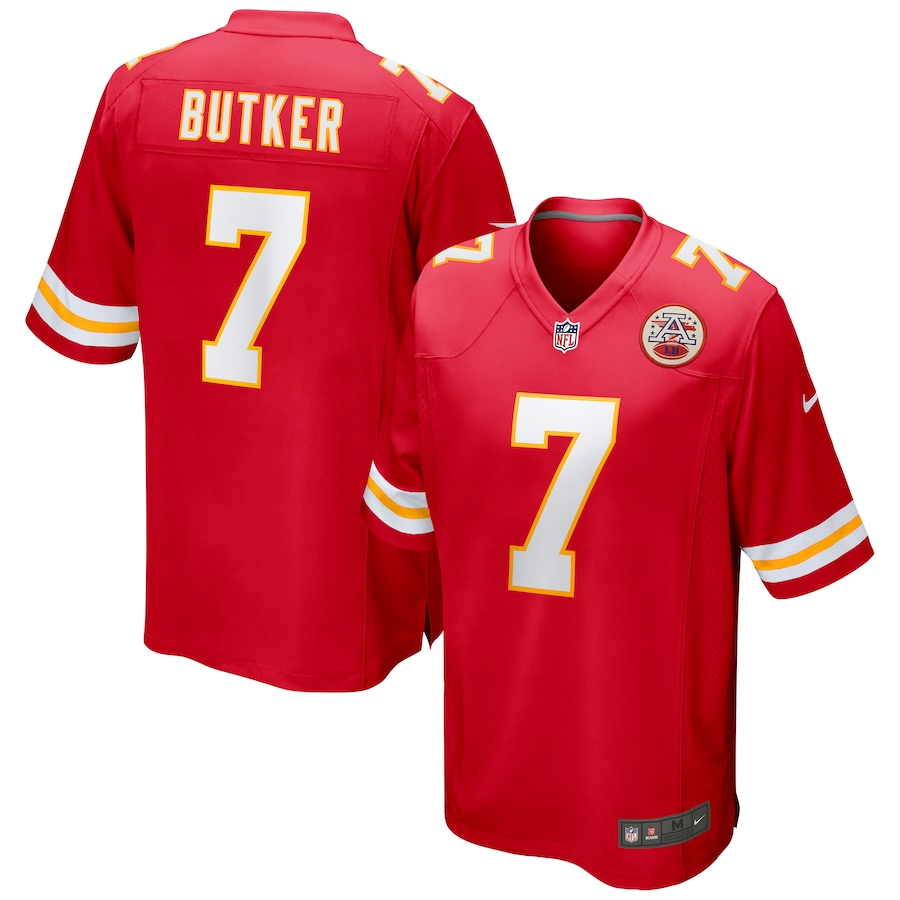 Nike Harrison Butker Kansas City Chiefs Red Game Jersey