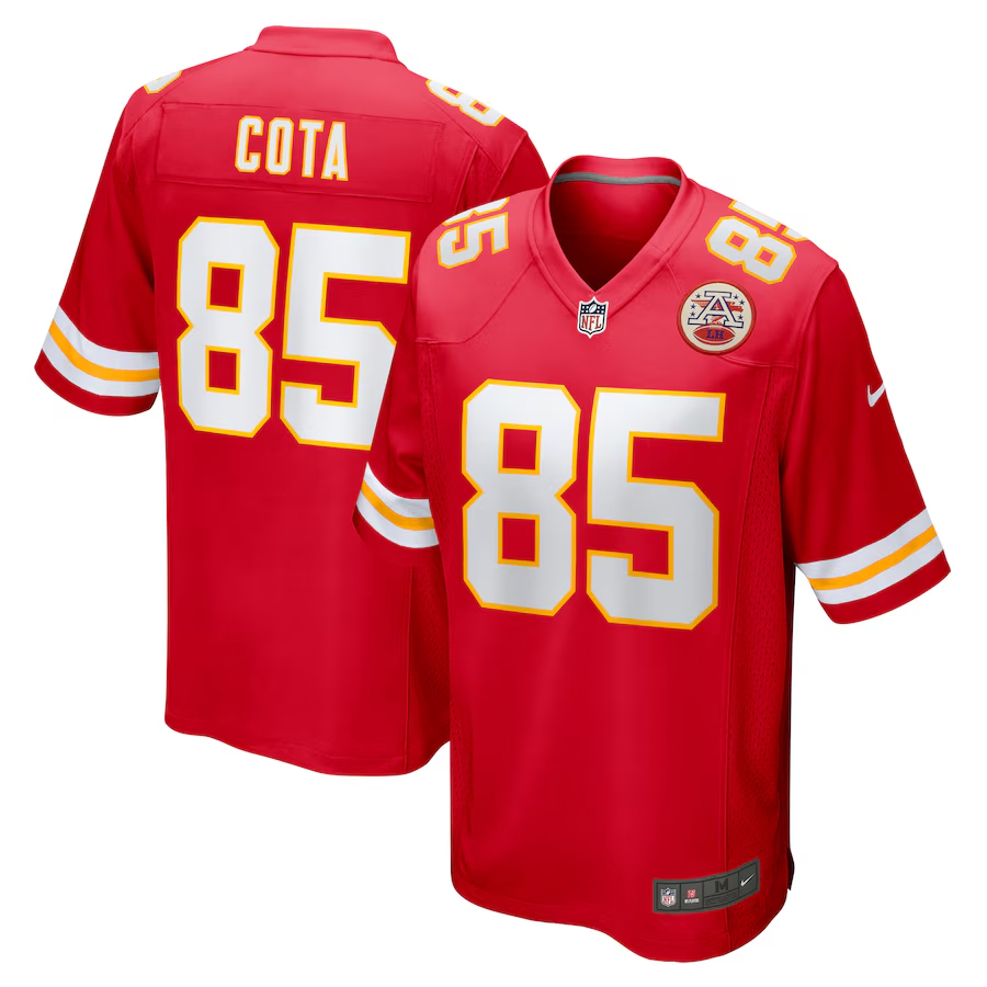 Nike Chase Cota Kansas City Chiefs Red Game Jersey