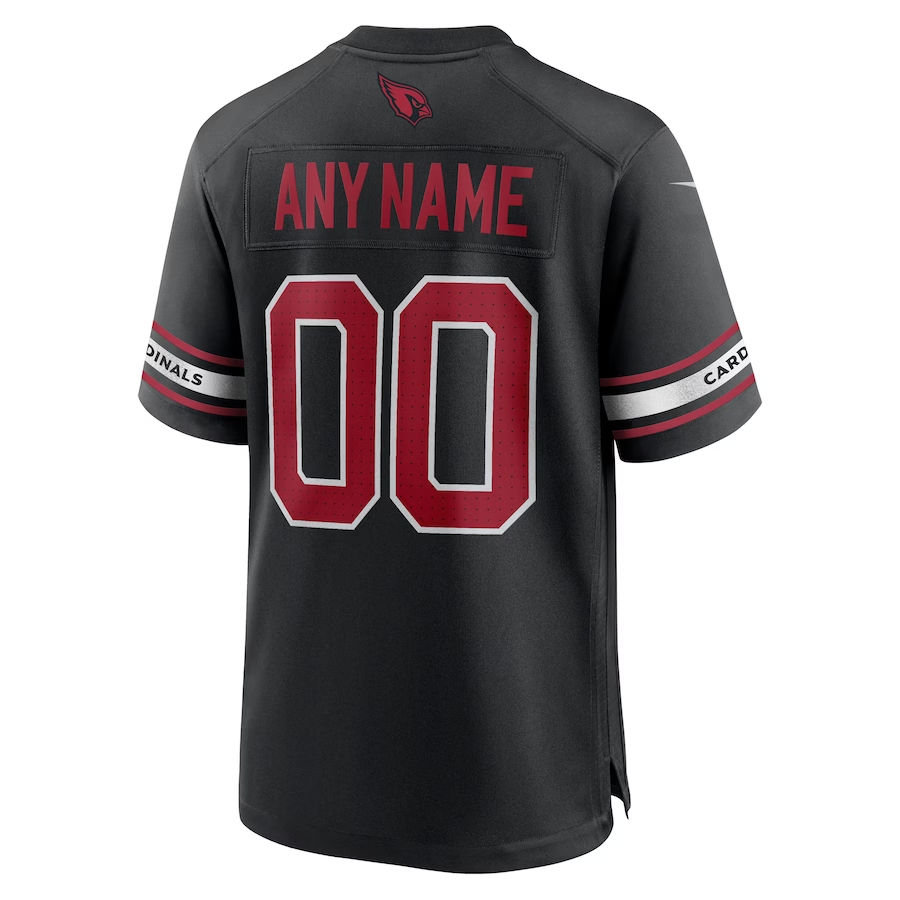 Nike Arizona Cardinals Black Alternate Custom Game Jersey