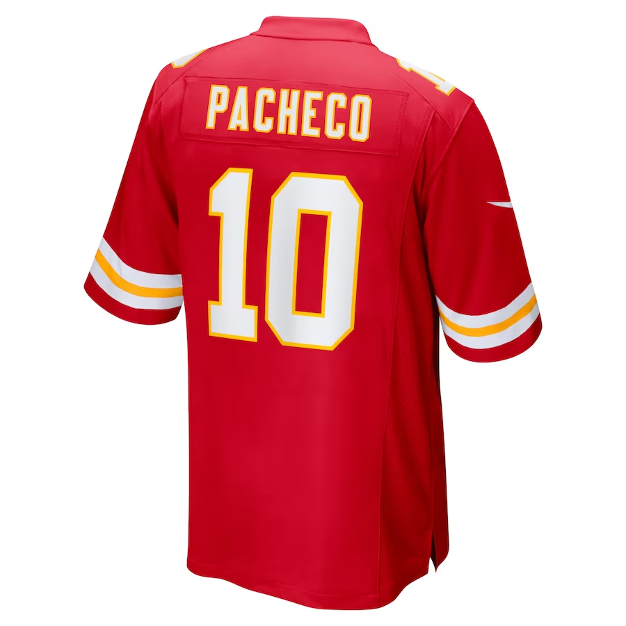 Nike Isiah Pacheco Kansas City Chiefs Red Super Bowl LVIII Game Jersey