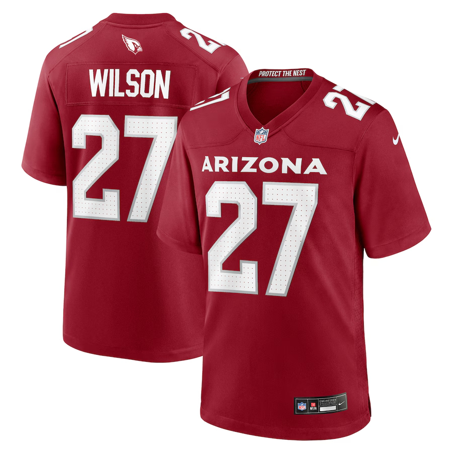 Nike Divaad Wilson Arizona Cardinals Cardinal Team Game Jersey