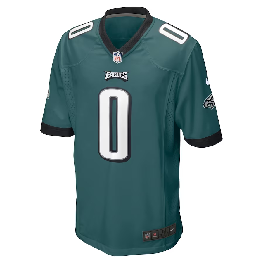 Nike D'Andre Swift Philadelphia Eagles Midnight Green Game Player Jersey
