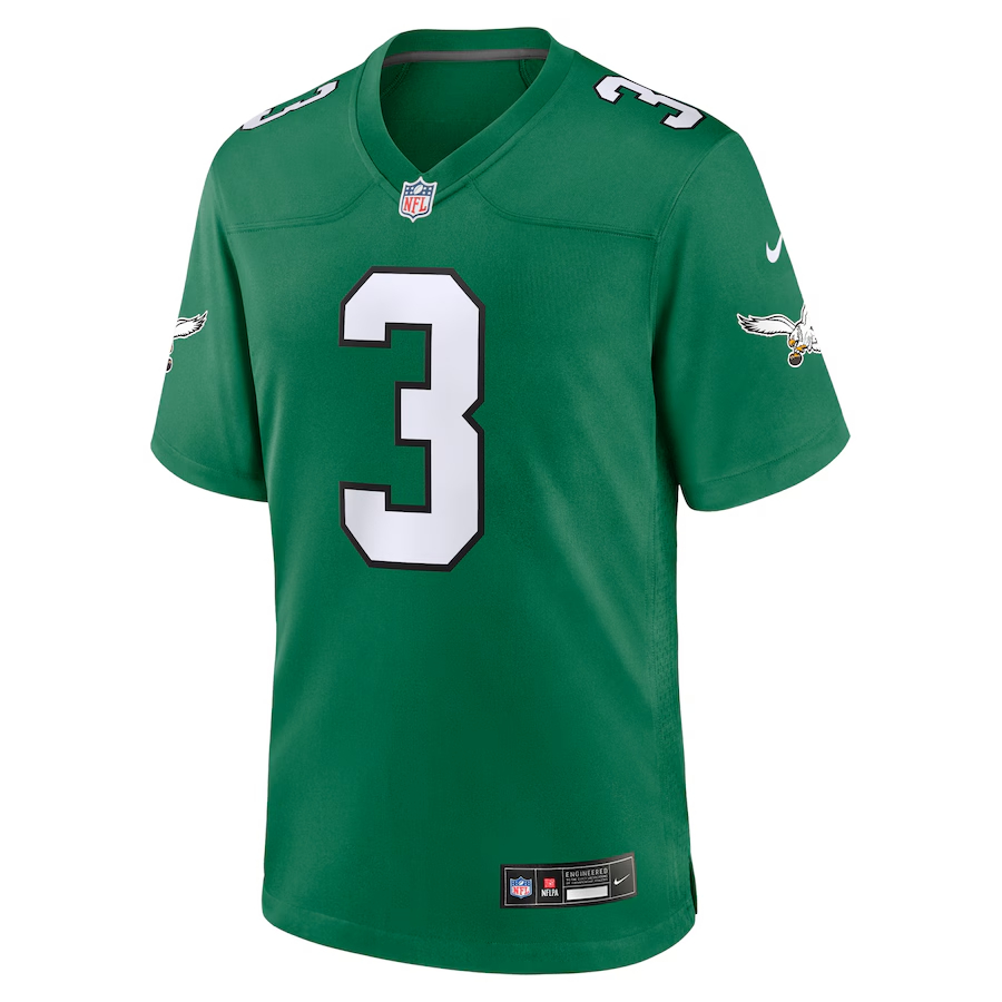 Nike Nolan Smith Philadelphia Eagles Kelly Green Alternate Game Jersey