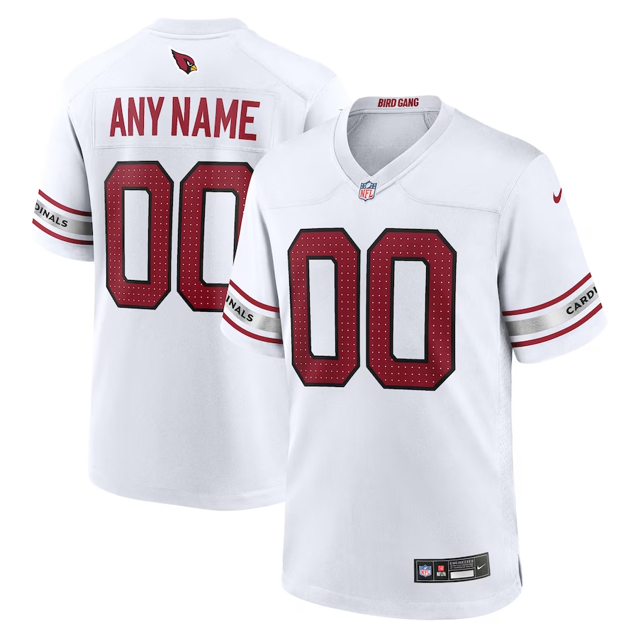 Nike Arizona Cardinals White Custom Game Jersey