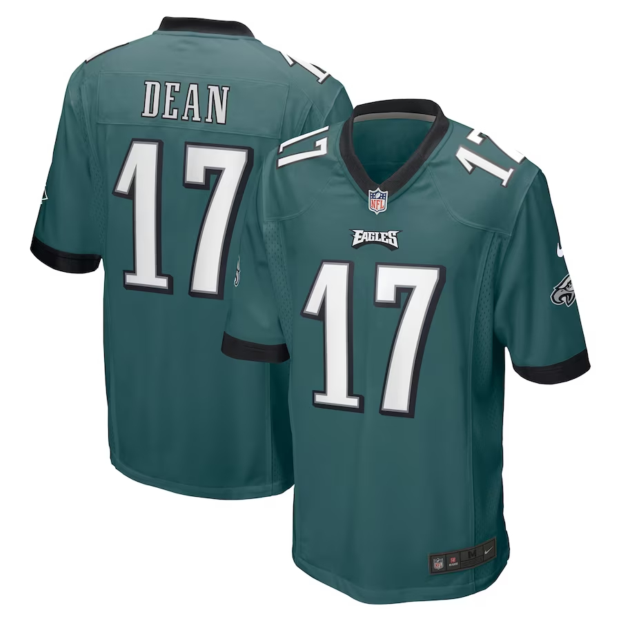 Nike Nakobe Dean Philadelphia Eagles Green Player Game Jersey