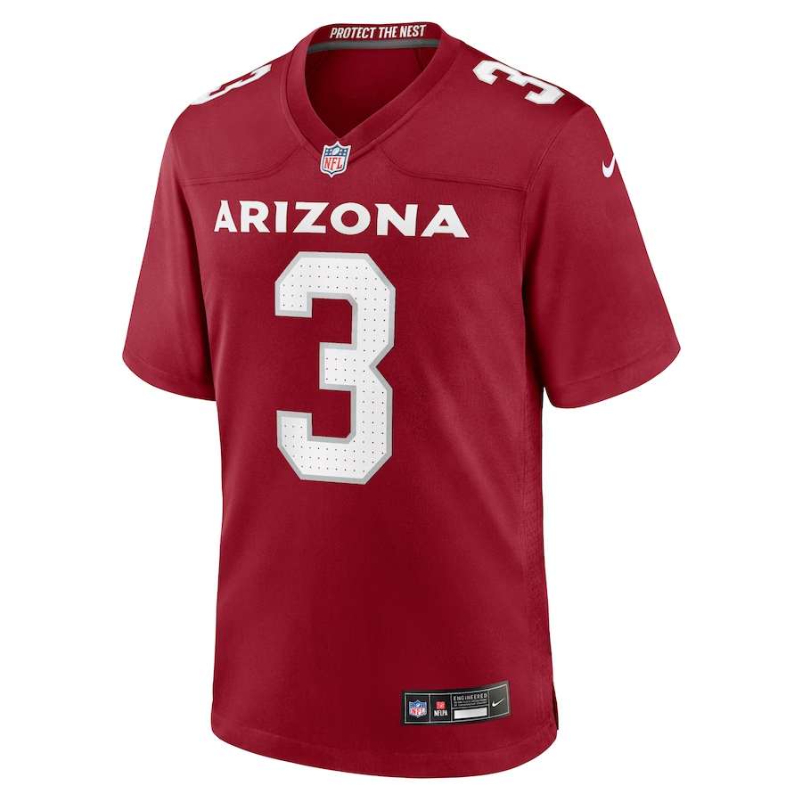 Nike Budda Baker Arizona Cardinals Cardinal Game Player Jersey