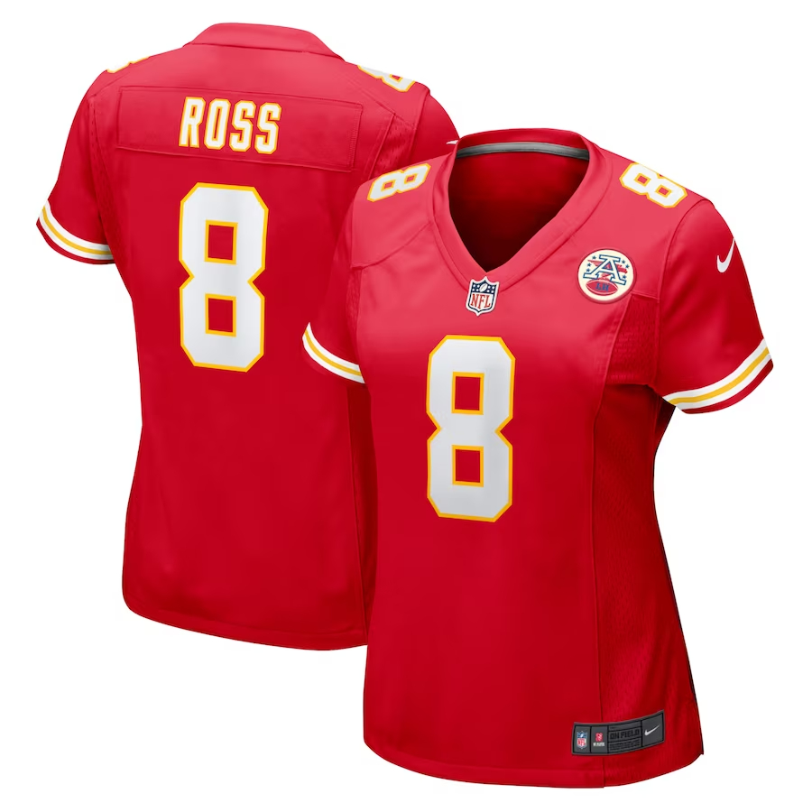 Nike Justyn Ross Kansas City Chiefs Women's Red Home Game Player Jersey