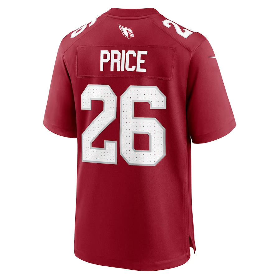 Nike Bobby Price Arizona Cardinals Cardinal Team Game Jersey