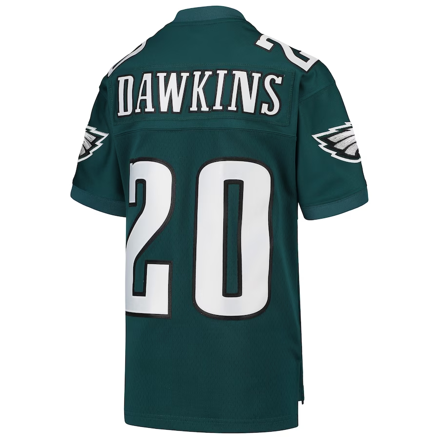 Mitchell & Ness Brian Dawkins Philadelphia Eagles Youth Midnight Green 2004 Legacy Retired Player Jersey
