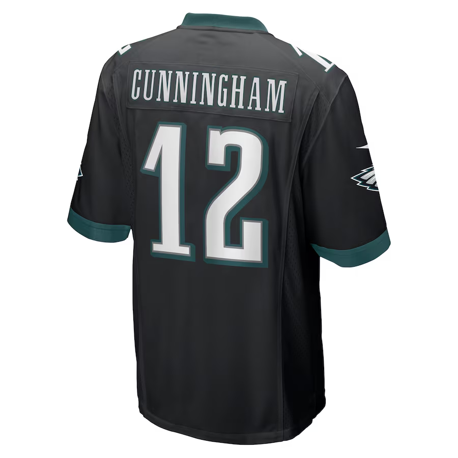 Nike Randall Cunningham Philadelphia Eagles Black Retired Player Alternate Game Jersey