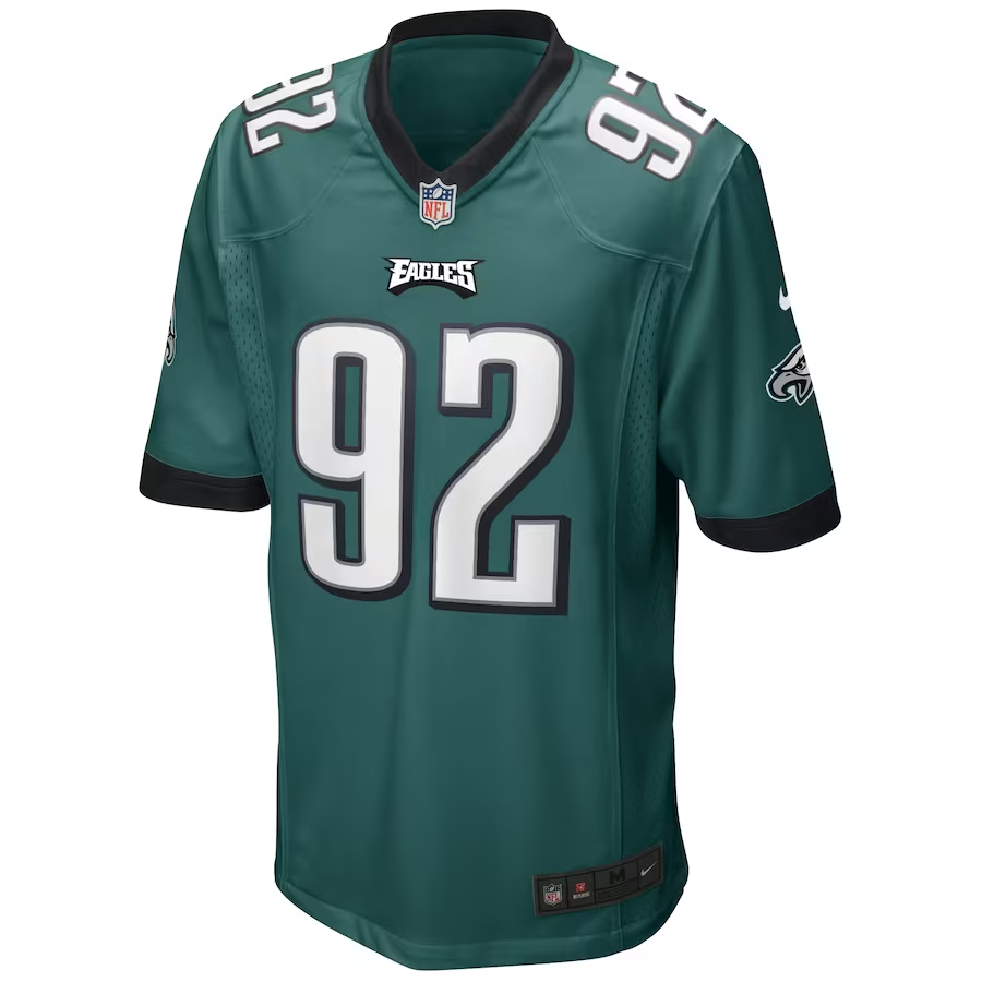 Nike Reggie White Philadelphia Eagles Midnight Green Game Retired Player Jersey